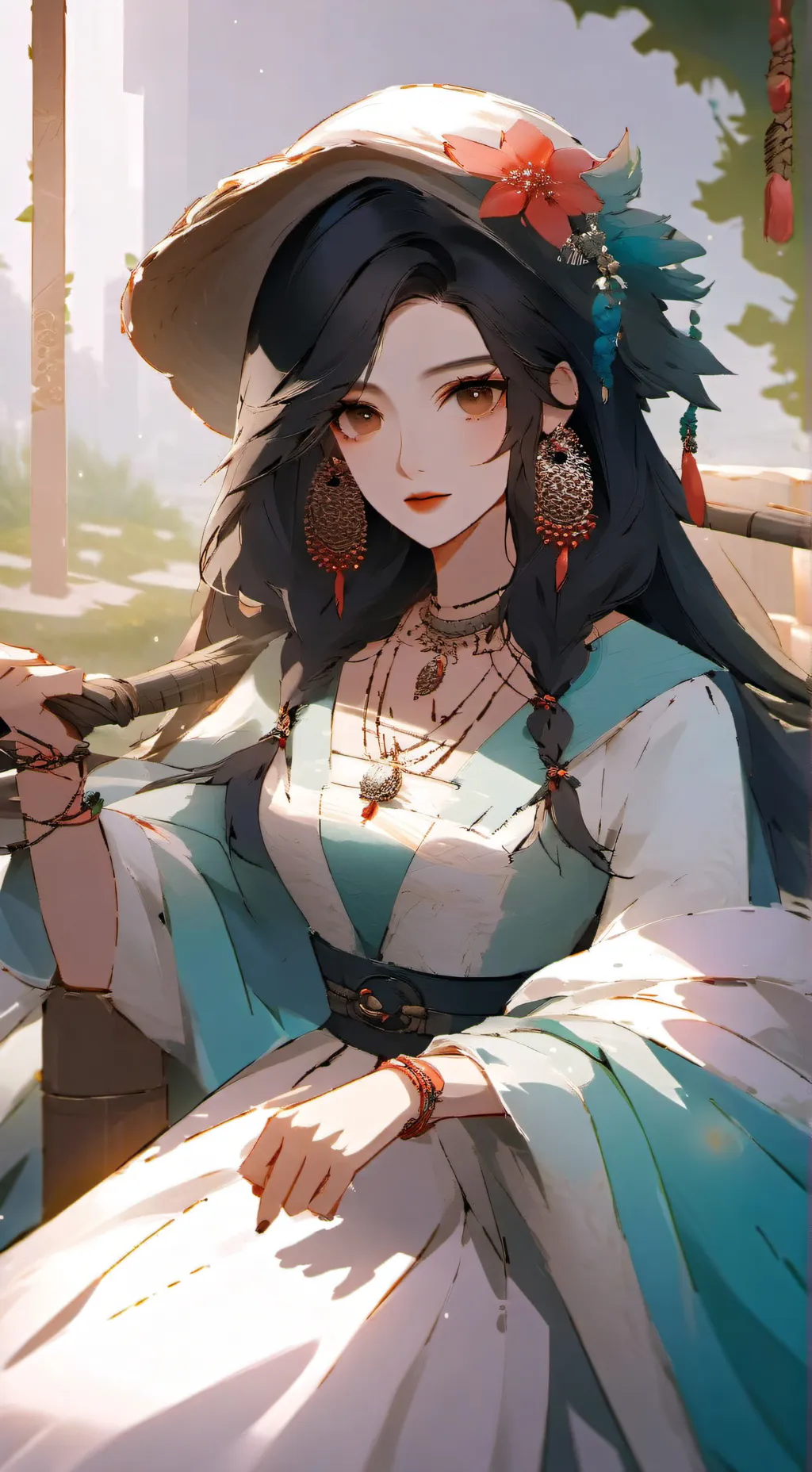 ai character: femlock background
