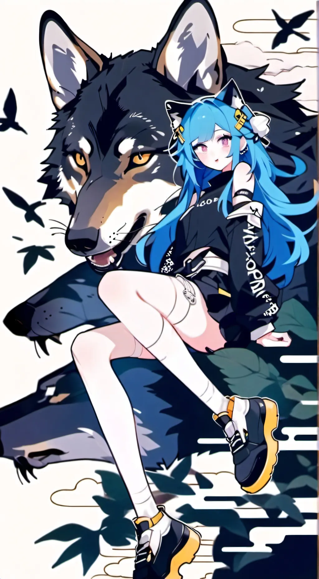 ai character: Athena  background