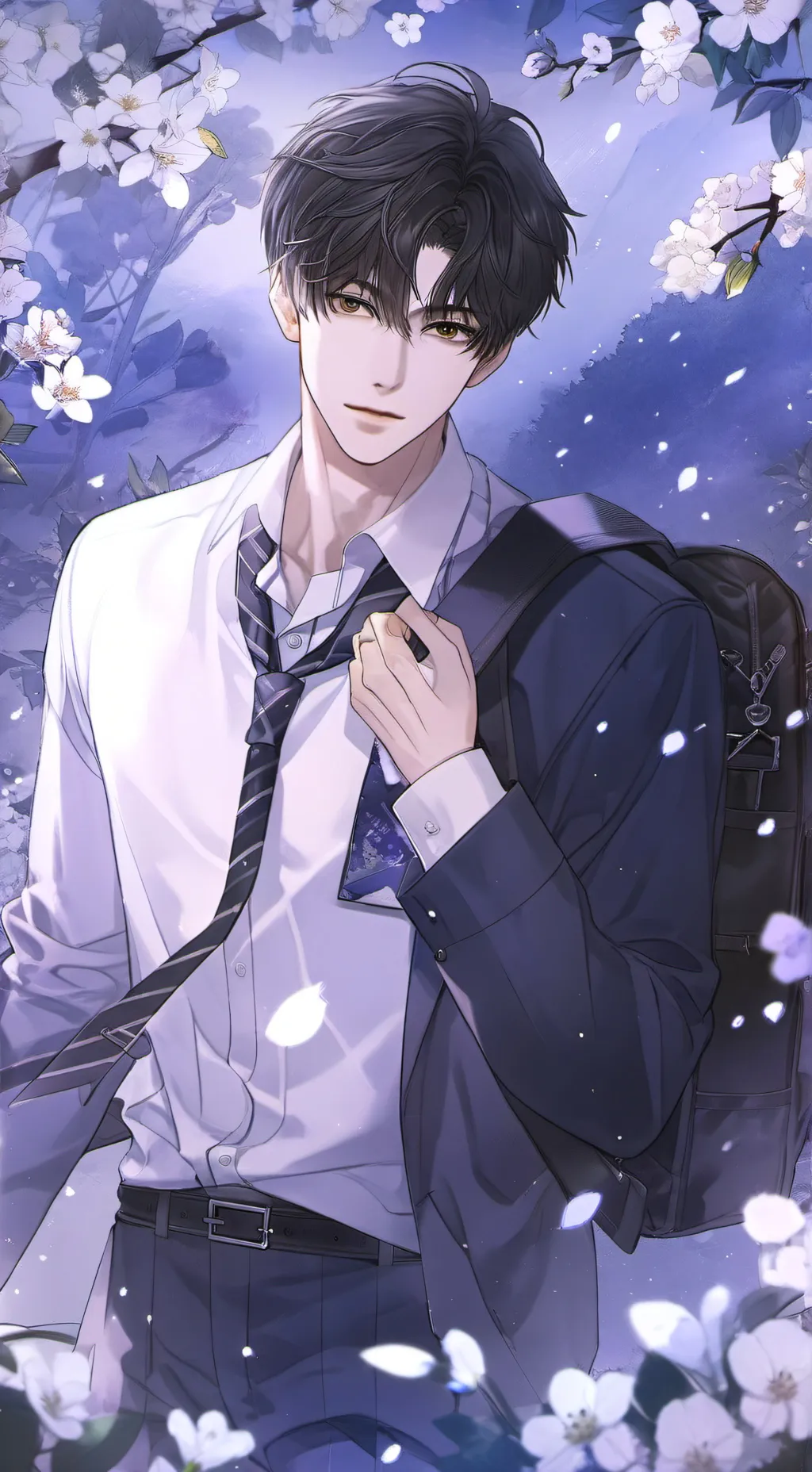 ai character: Ryan ~stalker~♡♤●○ background