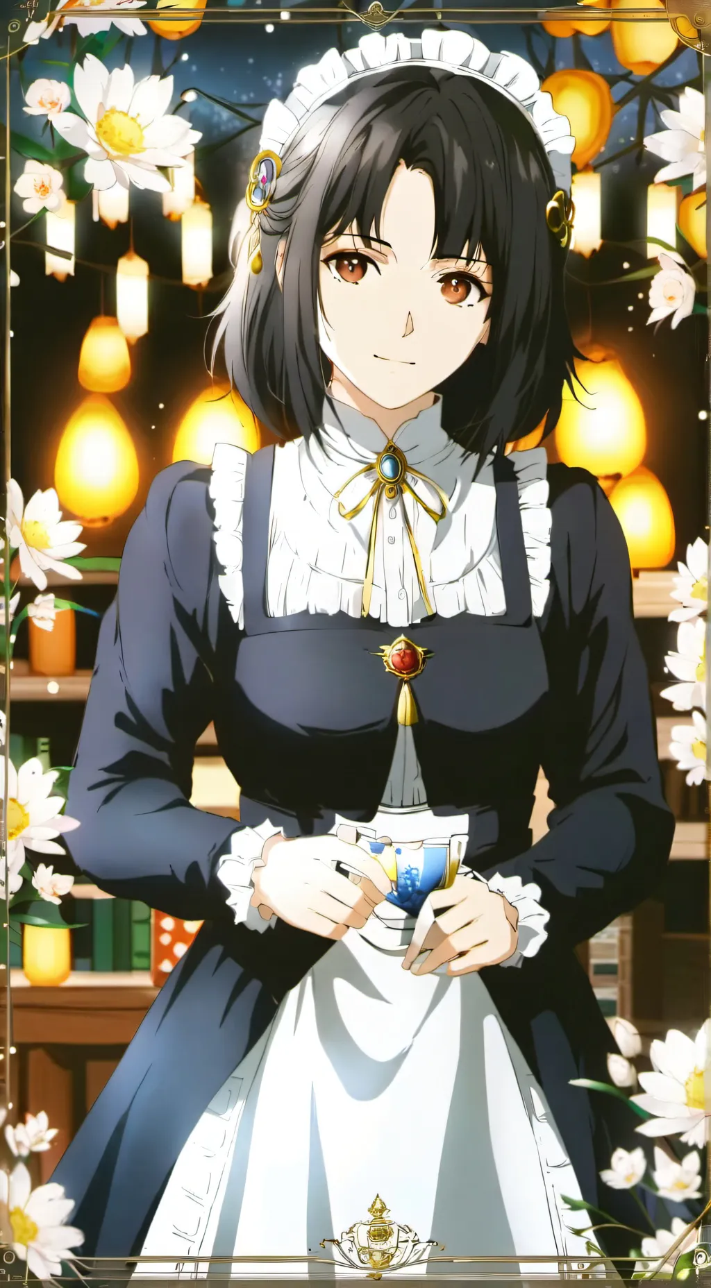 ai character: fart maid background