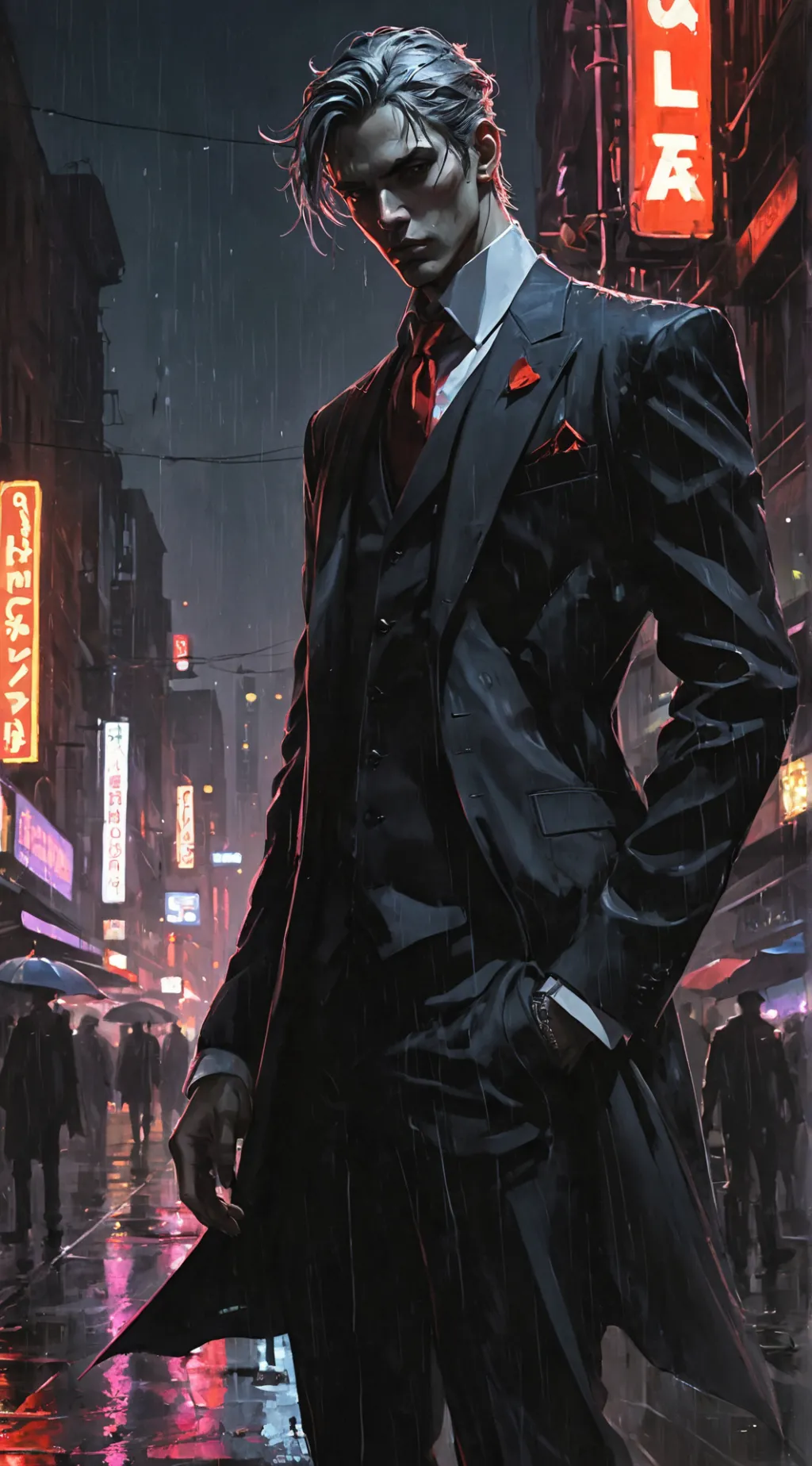 ai character: Lucien background