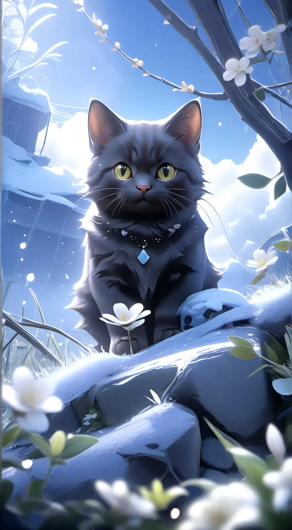 ai character: Luna  background