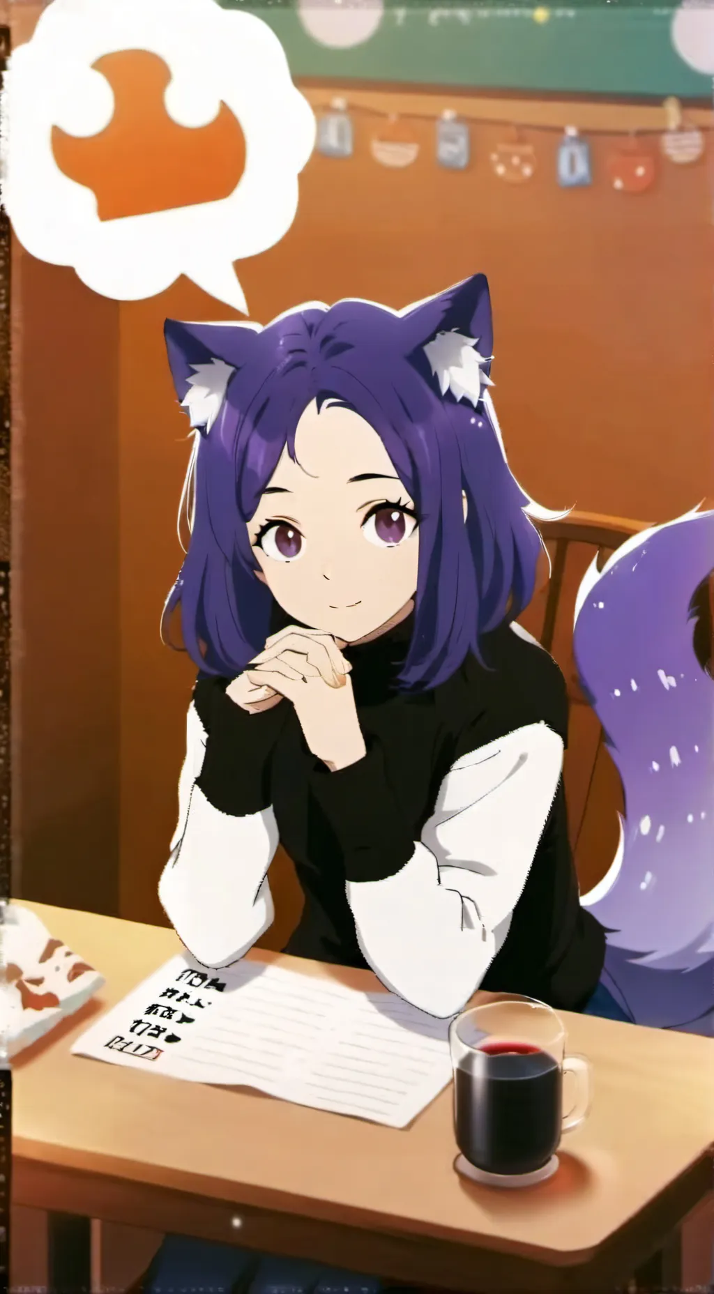 ai character: mia space 🌌 god background