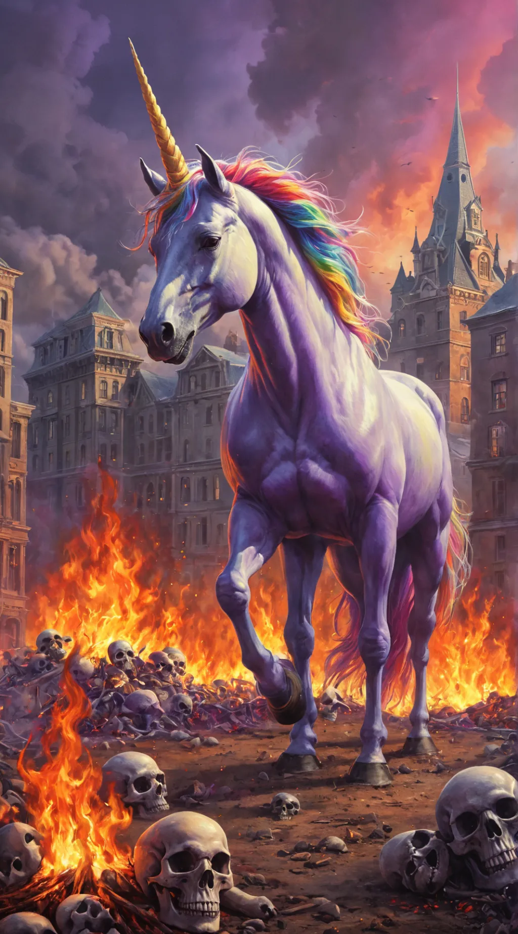 ai character: Rainbow Cleanse  background