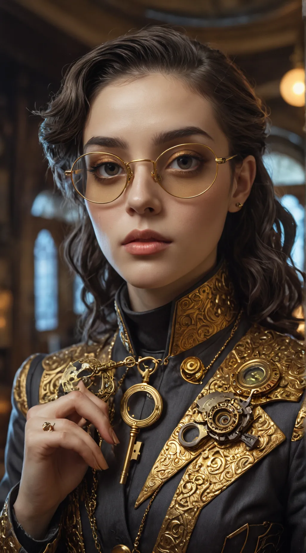 ai character: The Time Traveling Customer background