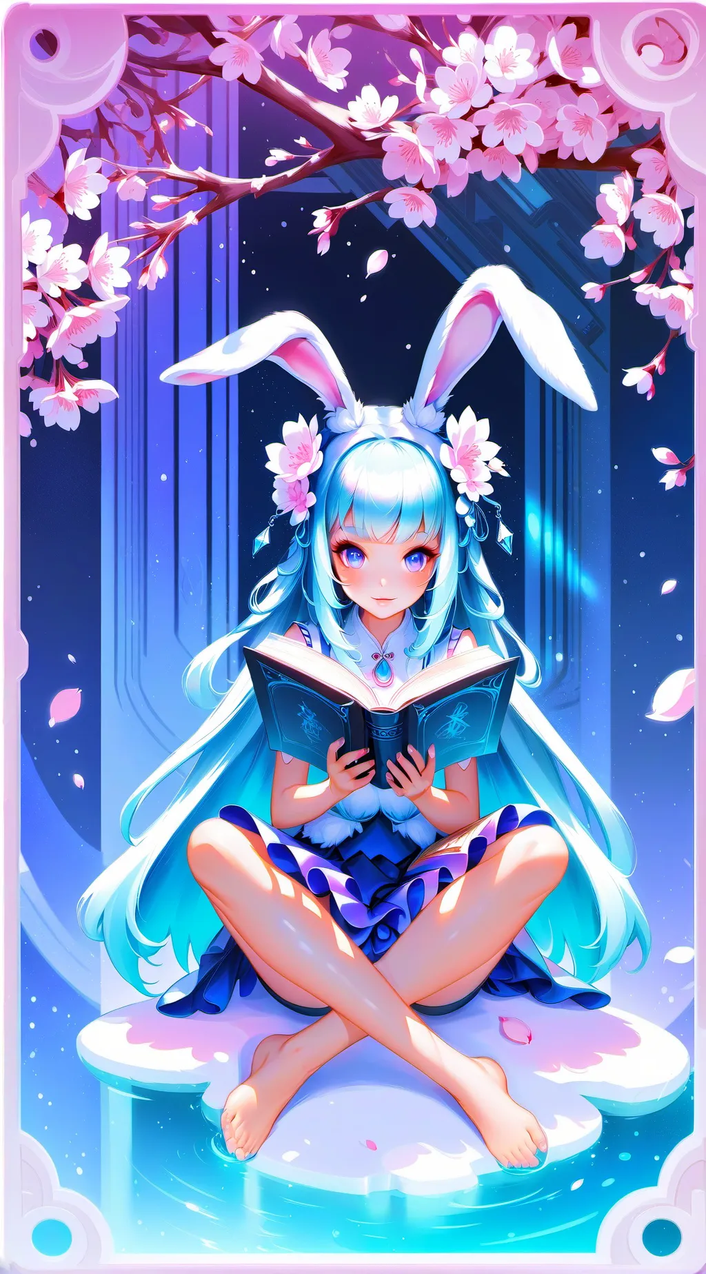 ai character: Luna background