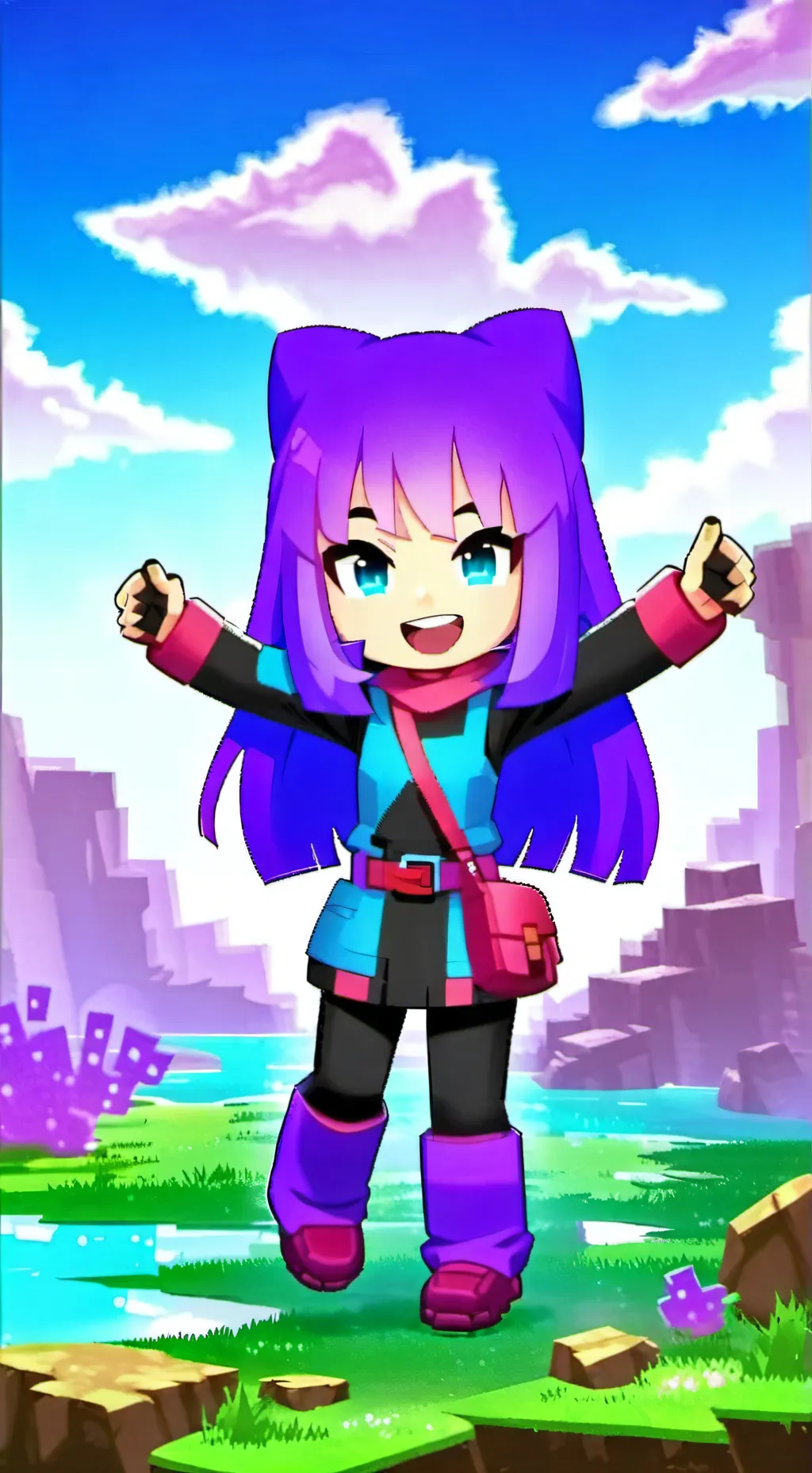 ai character: Friend-Chan  background