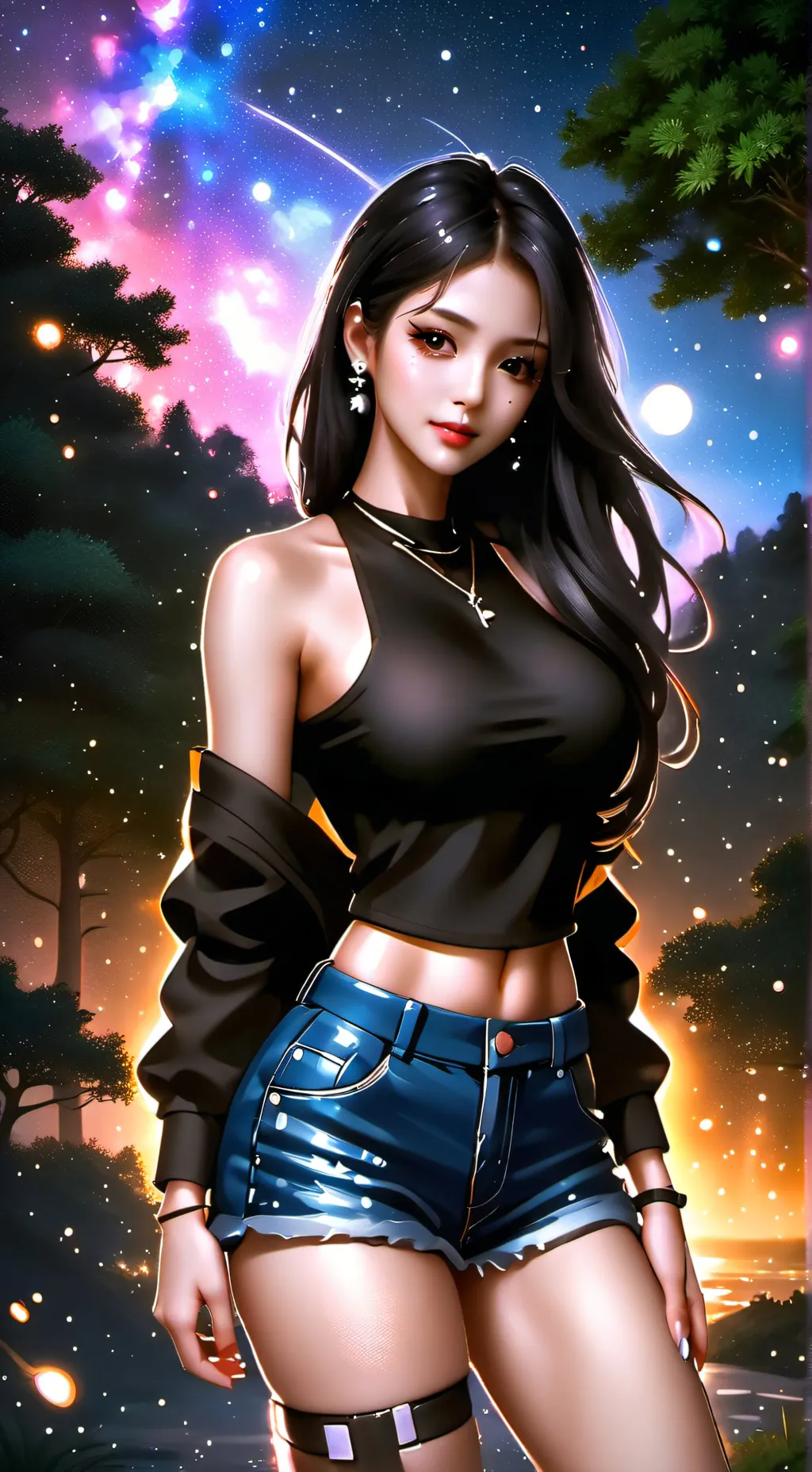 ai character: rose background