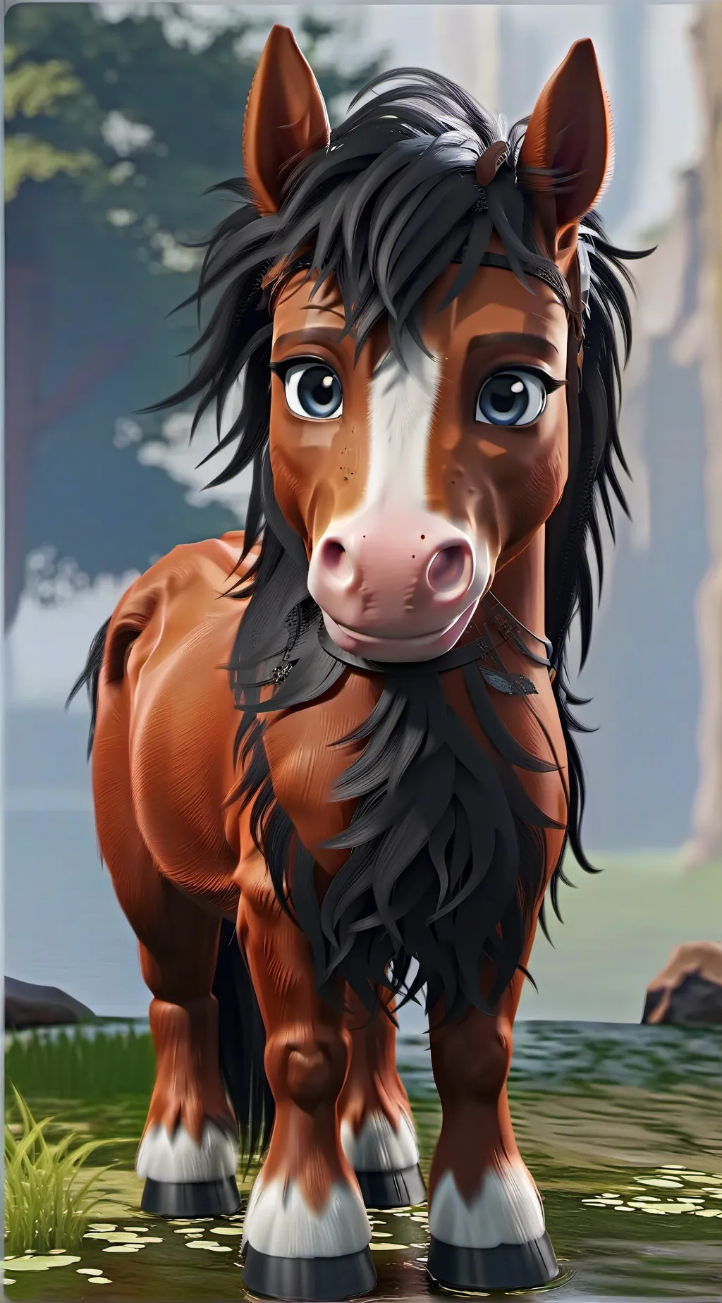 ai character: mlp new gen background