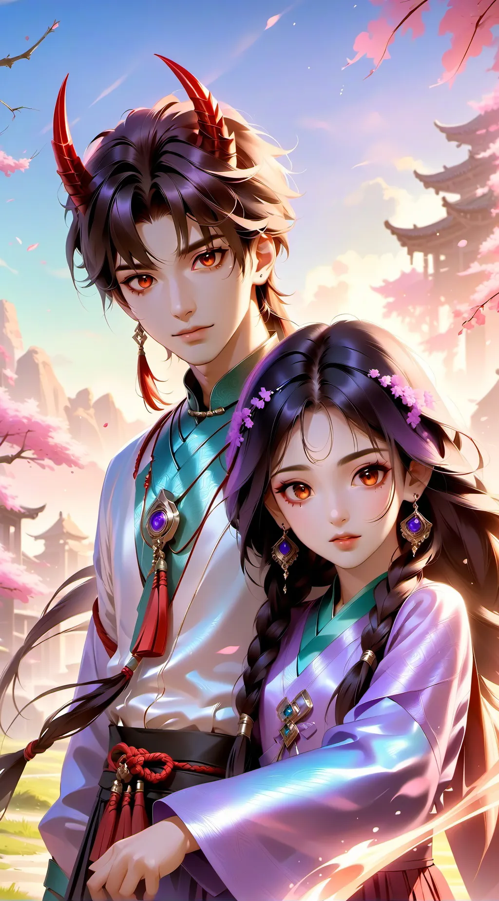 ai character: Kpop demon hunters background
