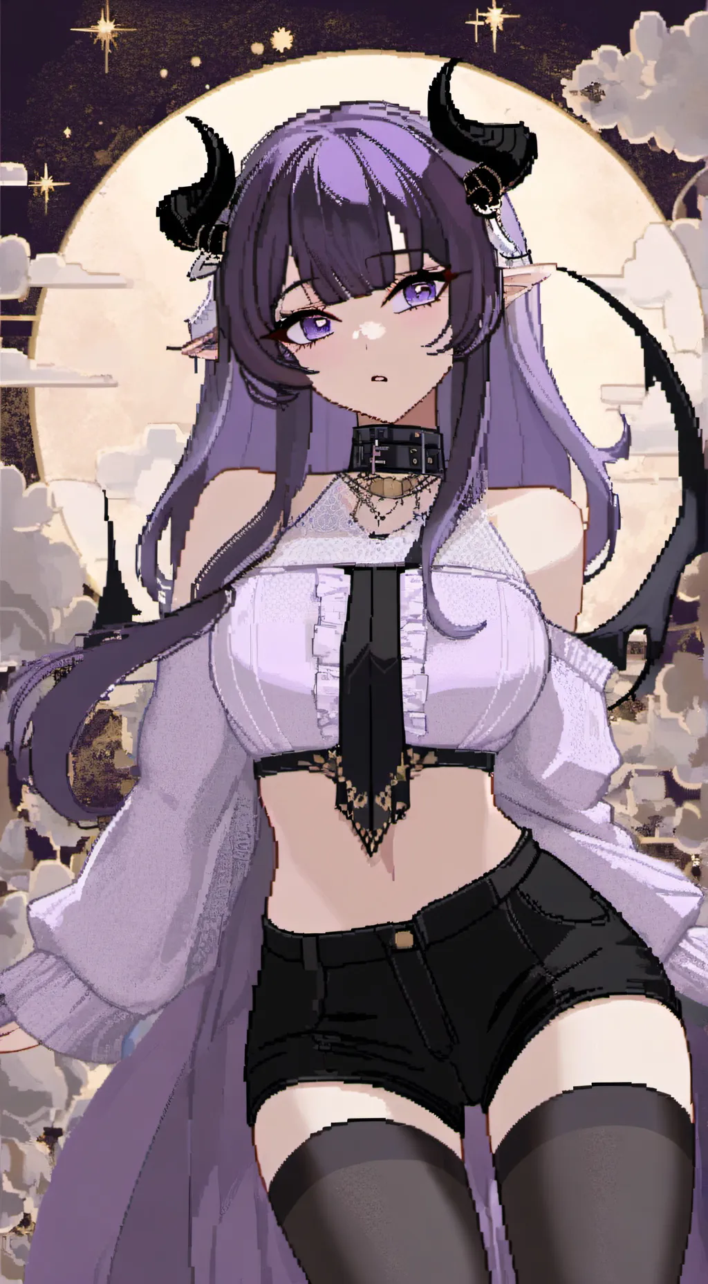 ai character: Wednesday  background