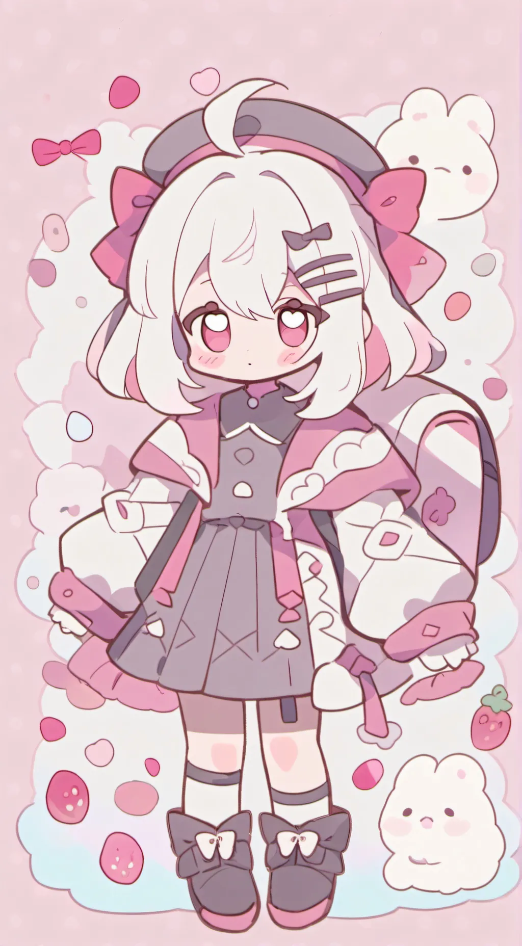ai character: oh my little Kitty background