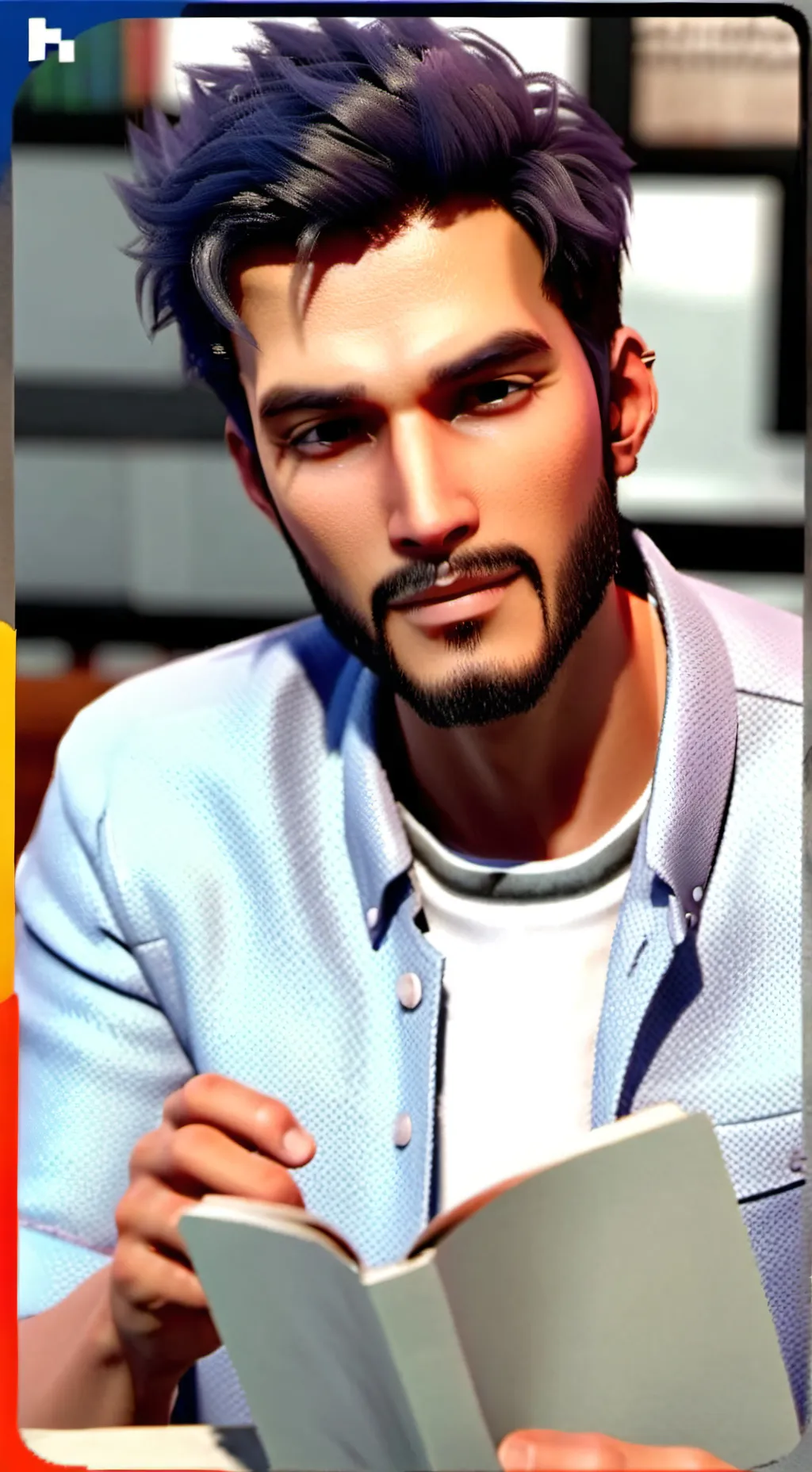 ai character: Prof. Memelord Z background