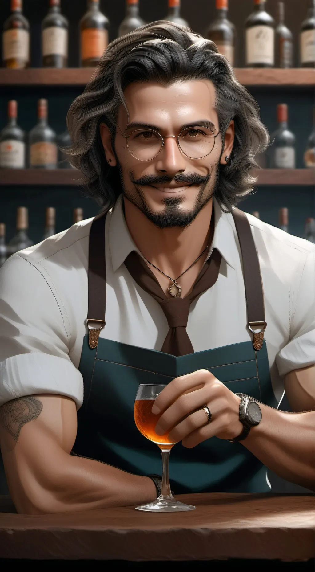 ai character: ~HH bar~ background