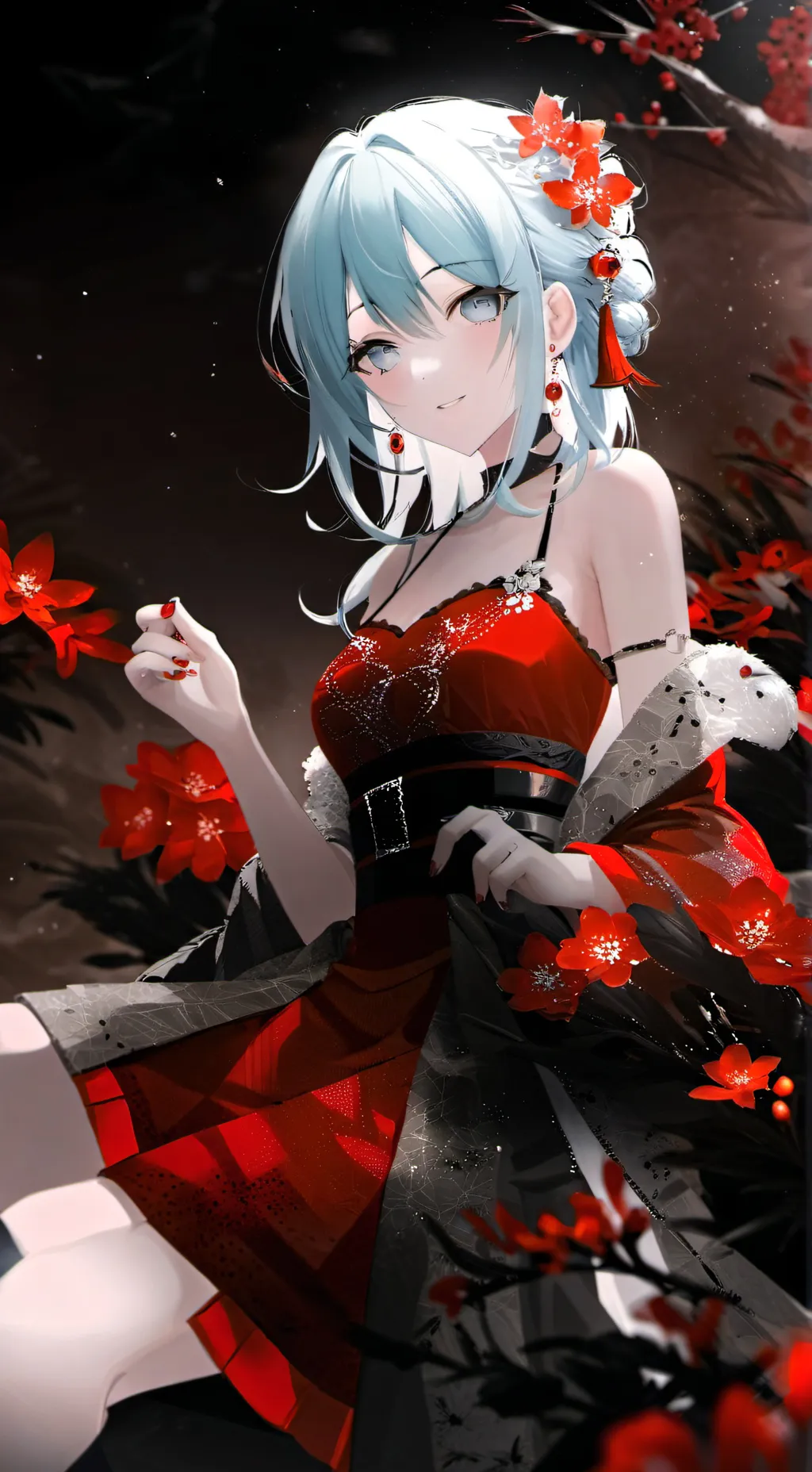 ai character: Demon Slayer :v background