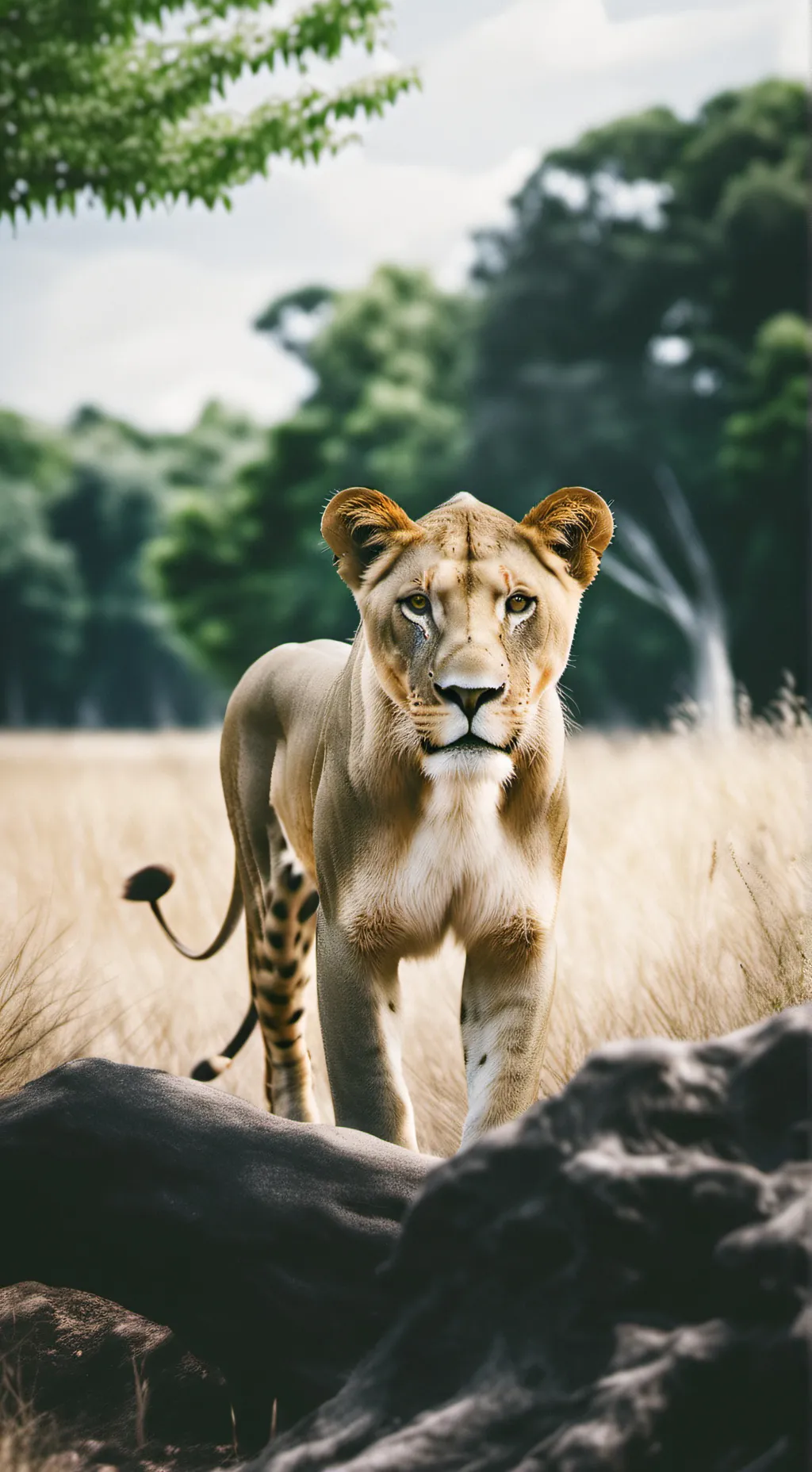 ai character: Lucy The Lioness  background