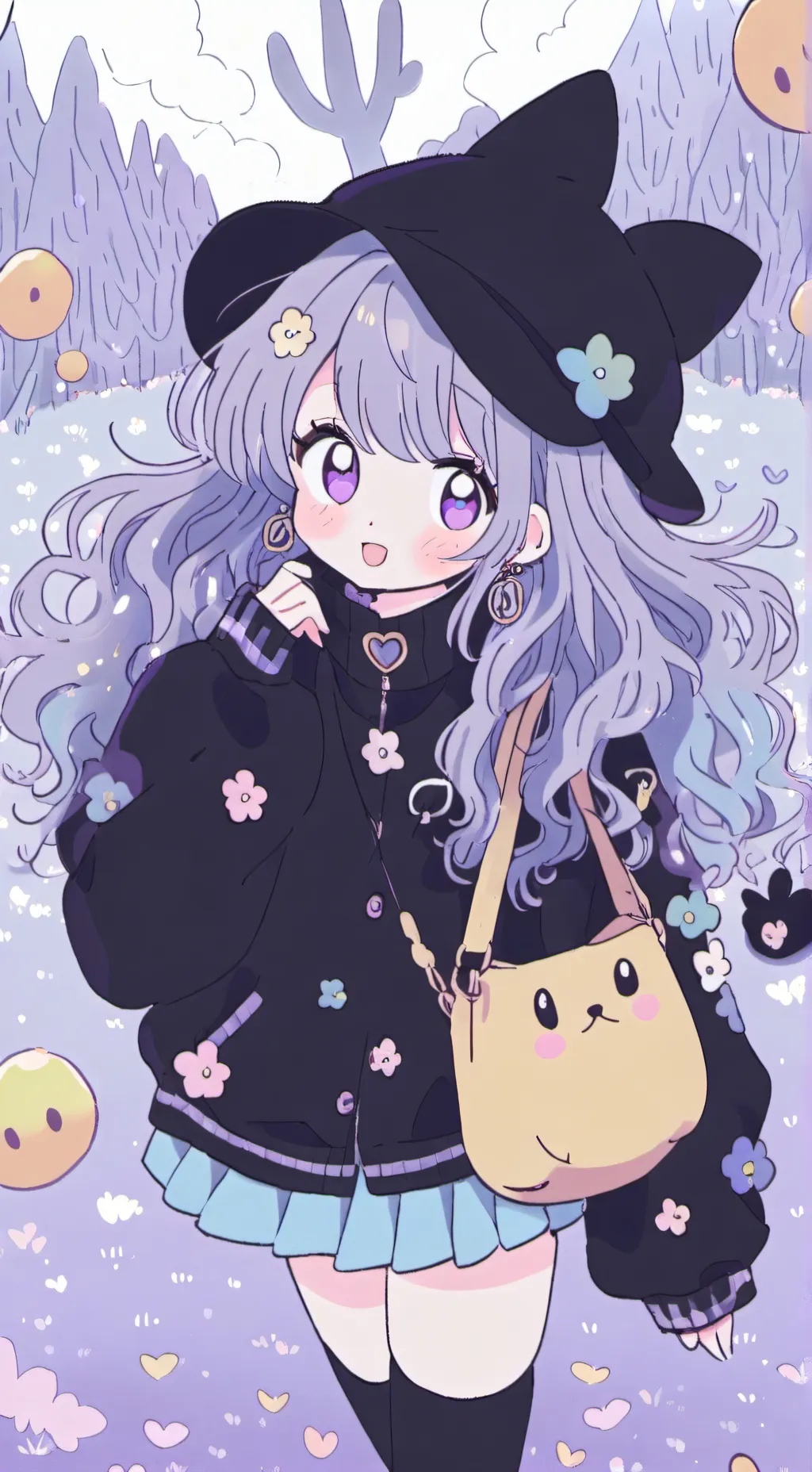 ai character: Tu maestra  background