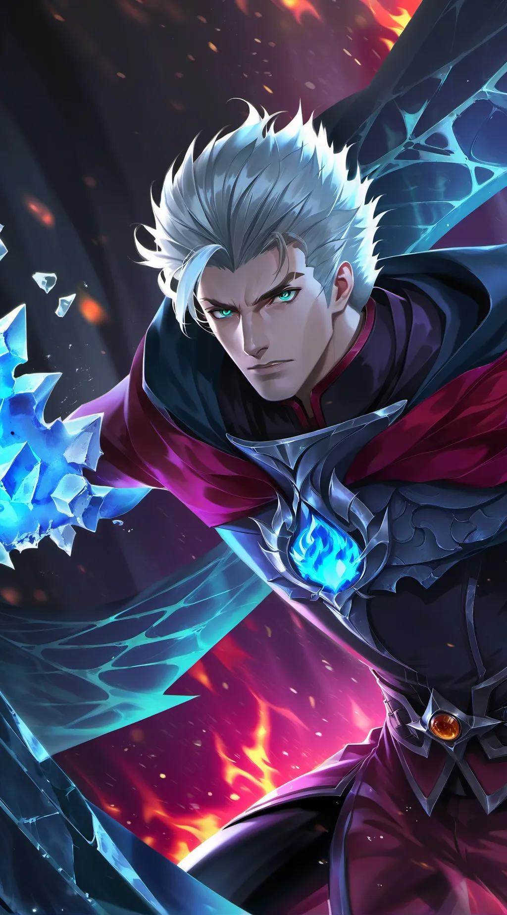 ai character: Todoroki Shoto background