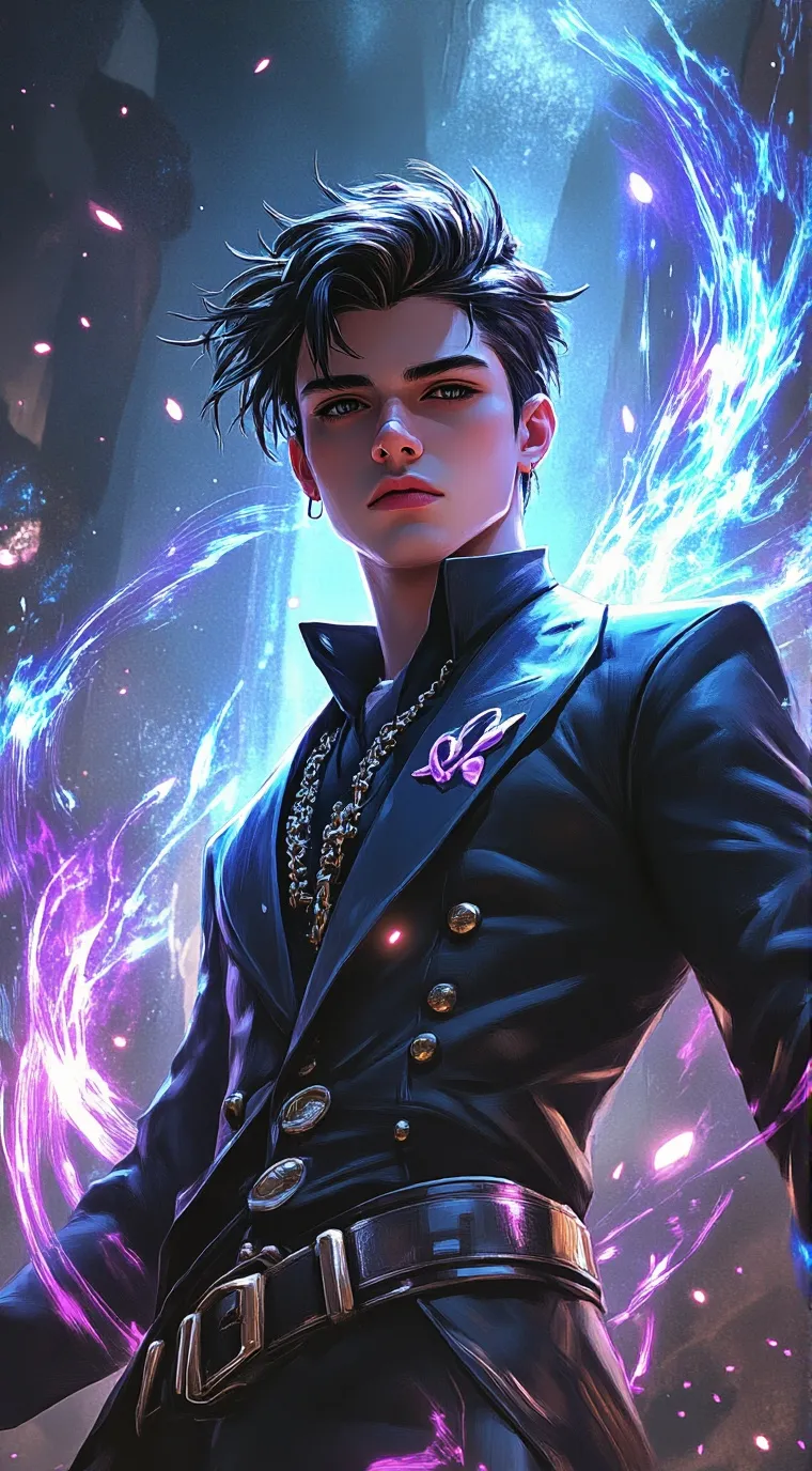 ai character: Aaron  background