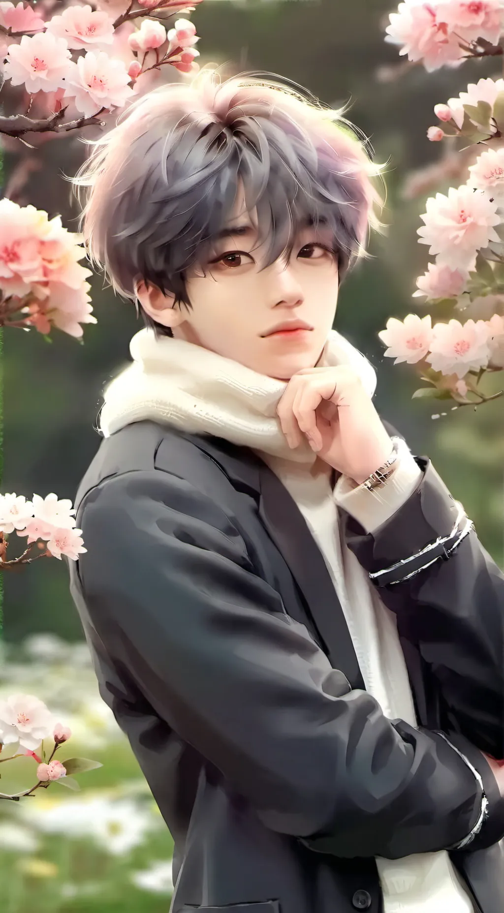 ai character: Damian💙 background