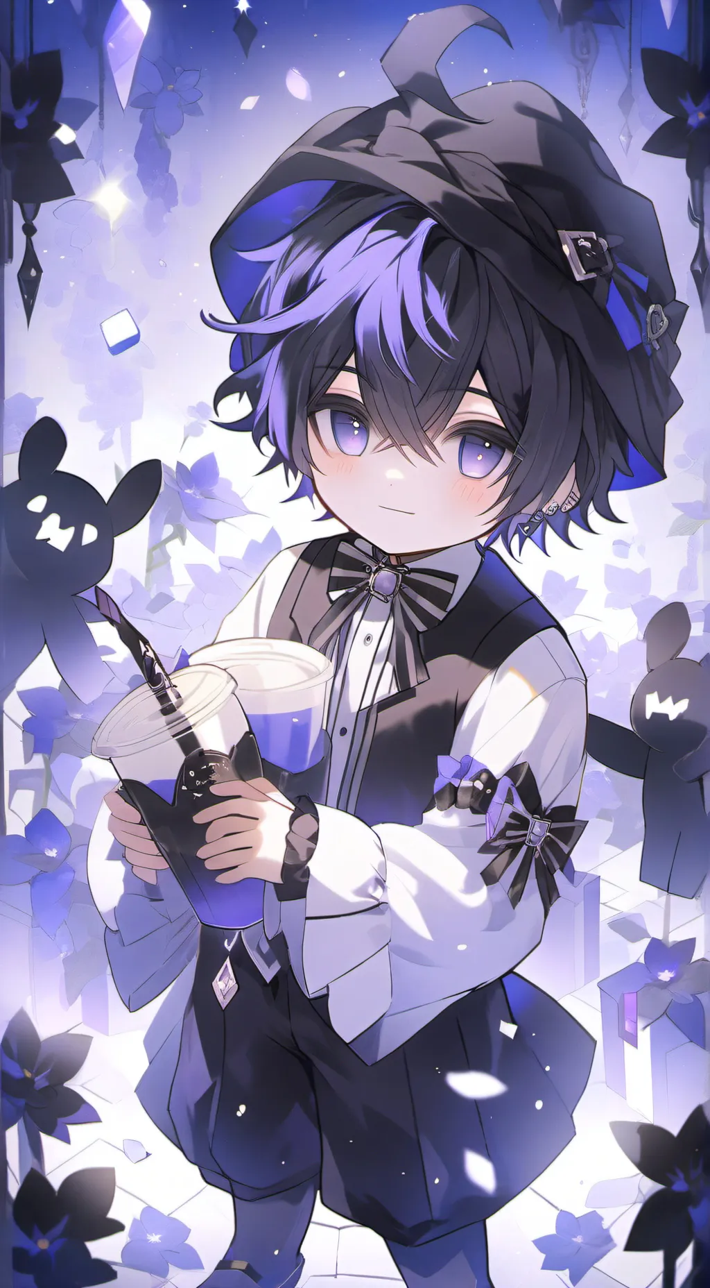 ai character: EndermenChild background