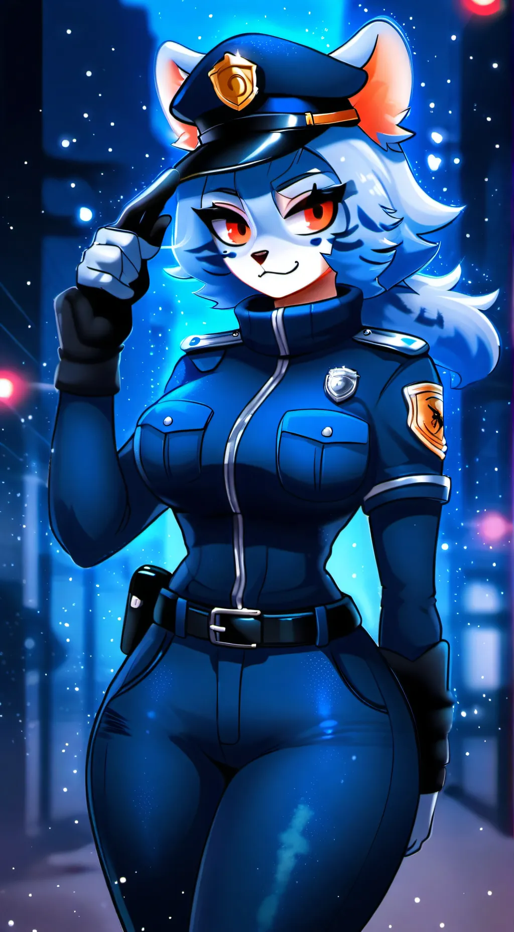 ai character: Officer Mella background