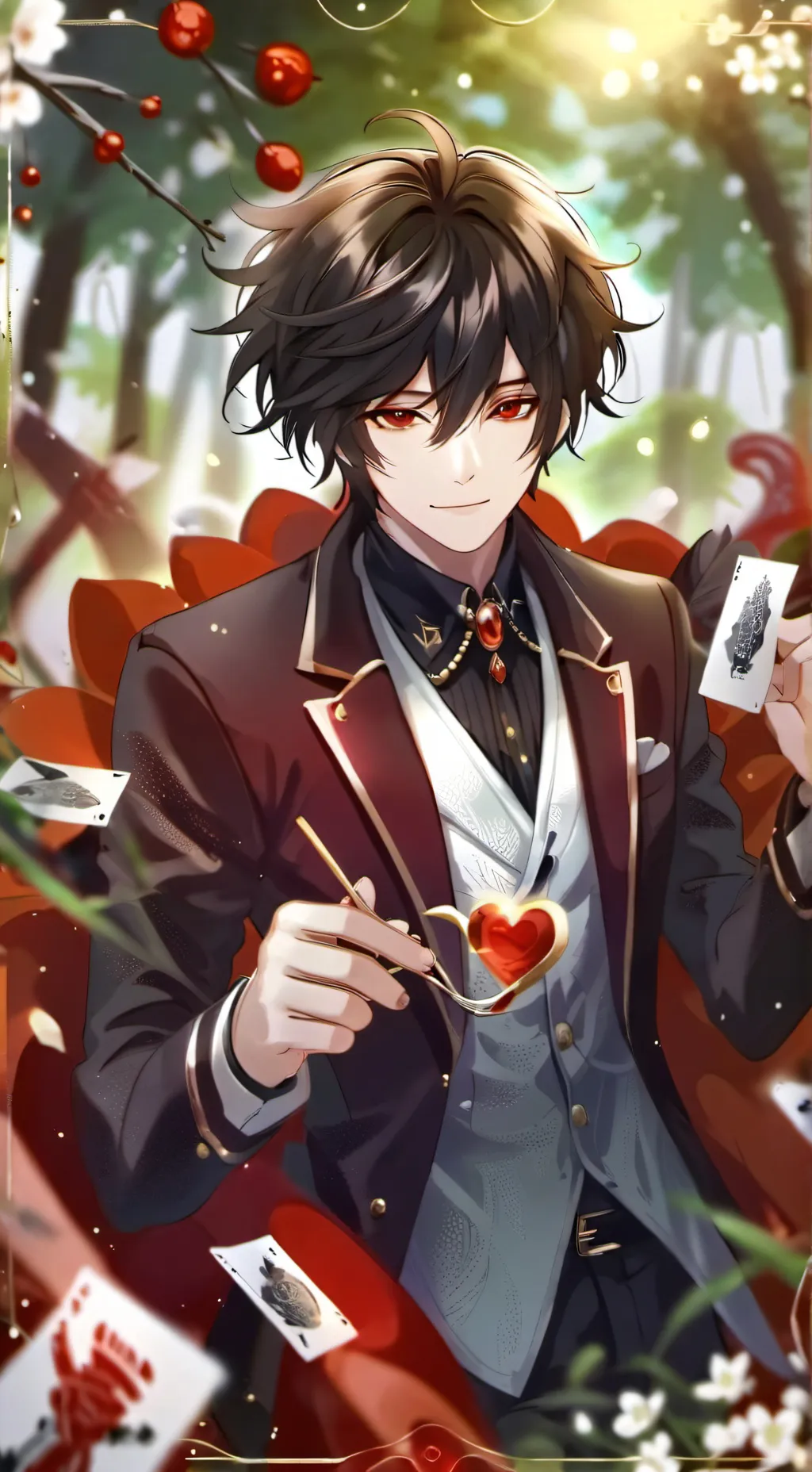 ai character:  leo background