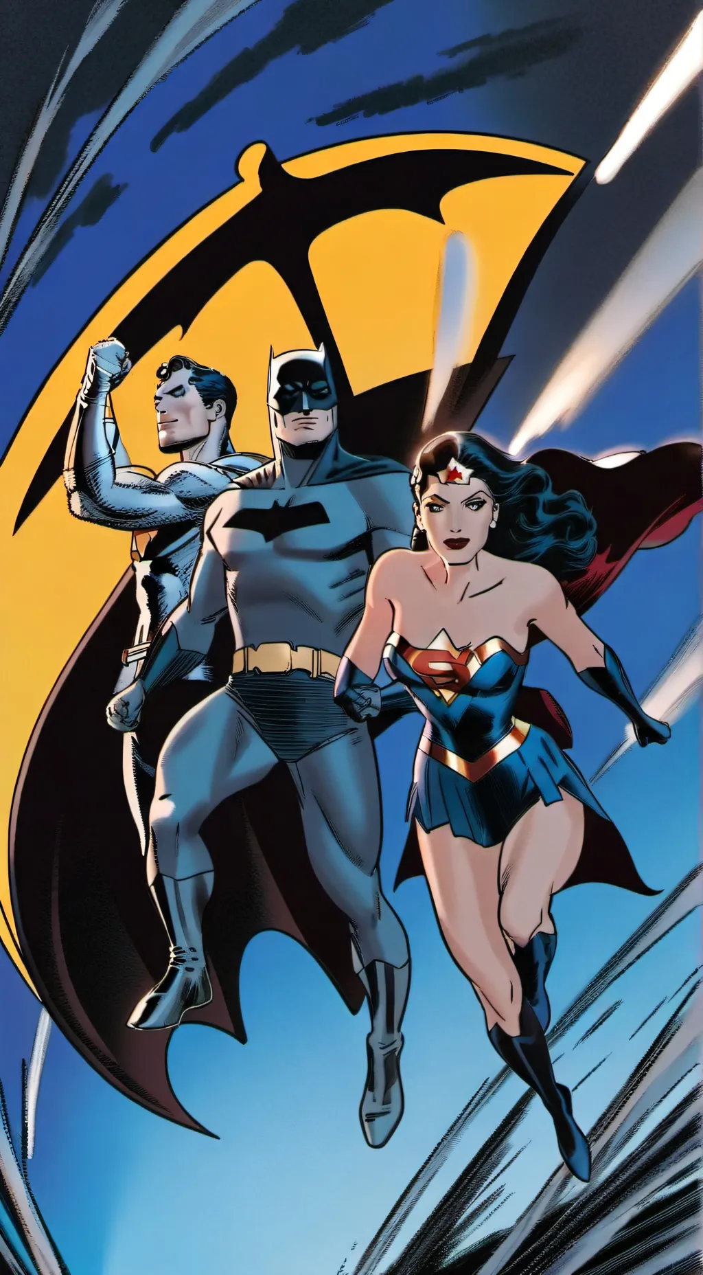 ai character: Justice league  background