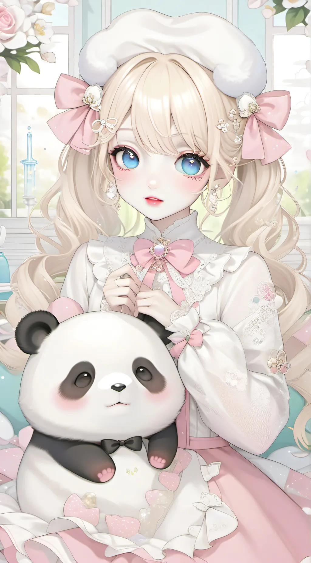 ai character: Luna background