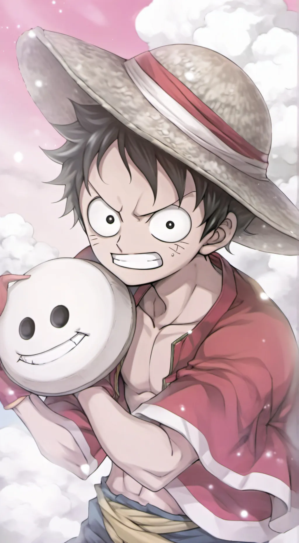 ai character: luffy background