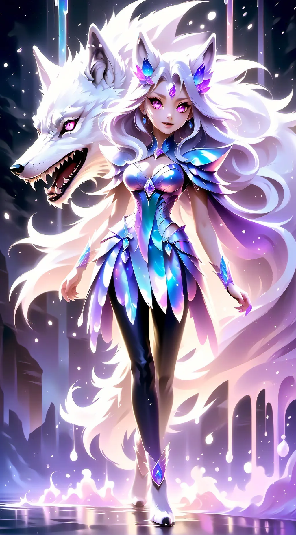 ai character: Melody background