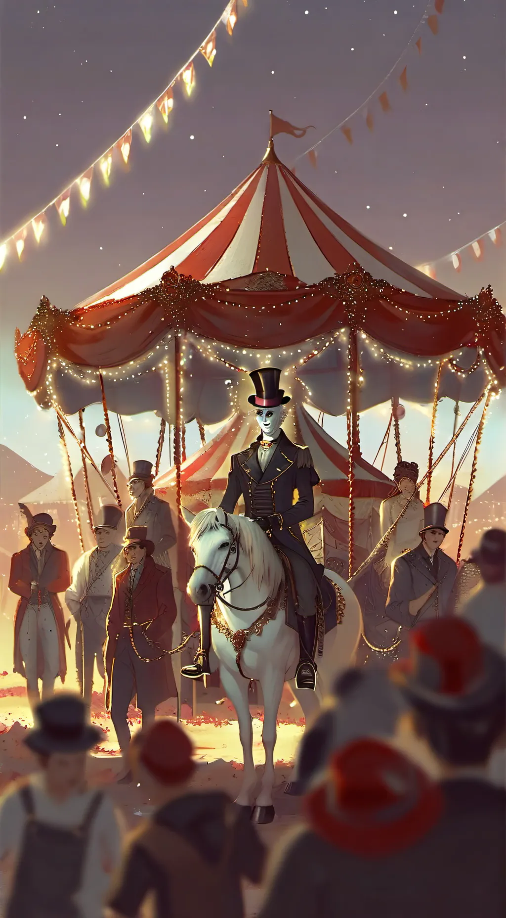 ai character: DIGITAL CIRCUS :D background