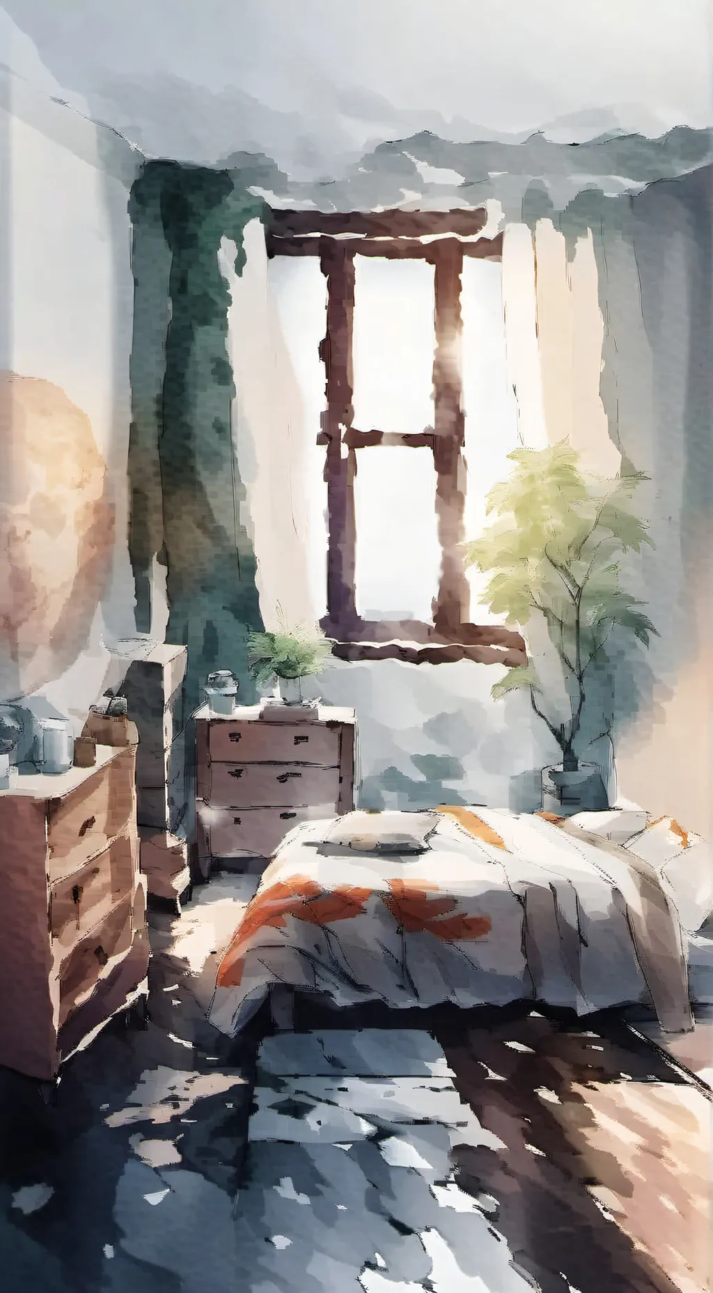 ai character: Forsaken Sleepover background