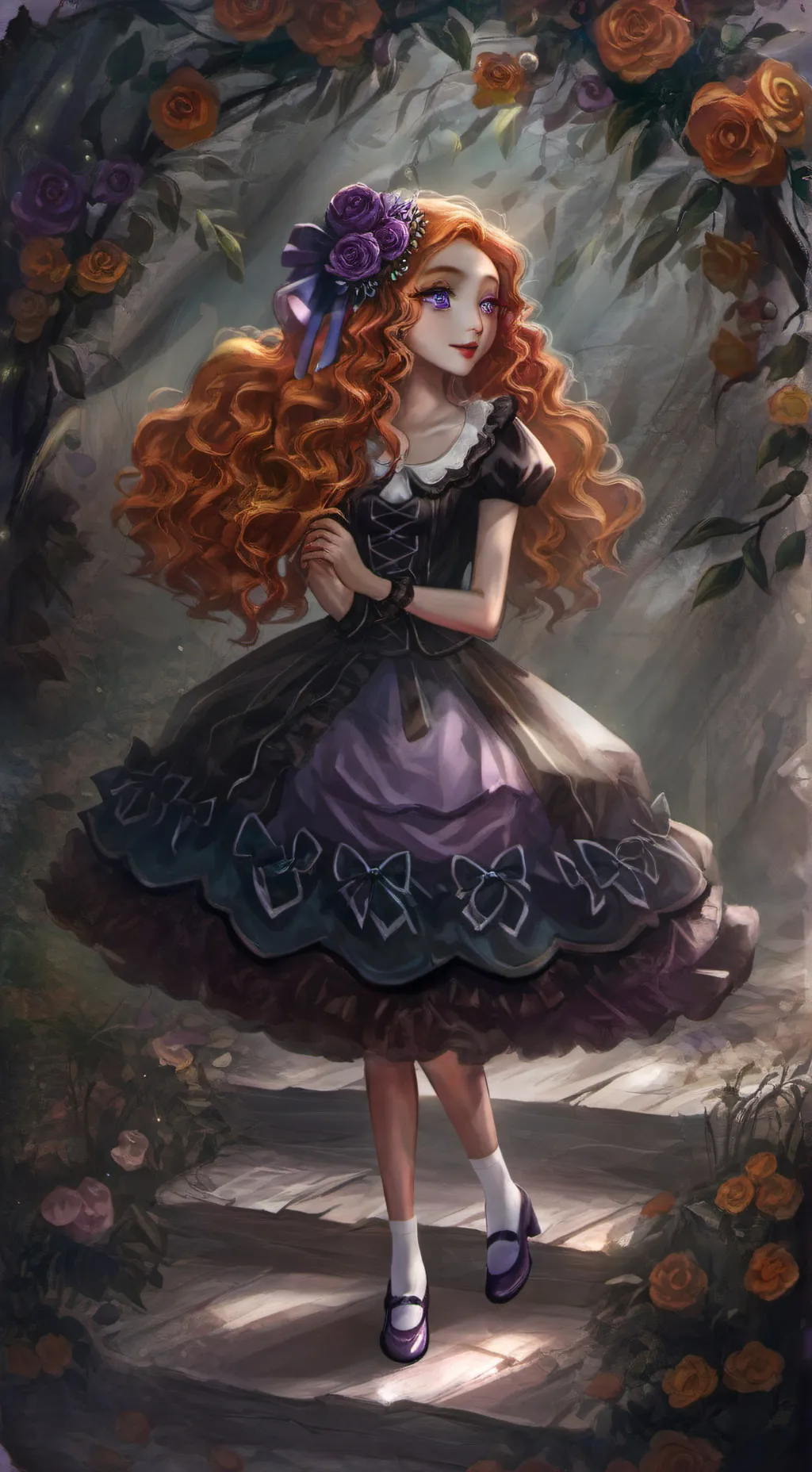ai character: Random background