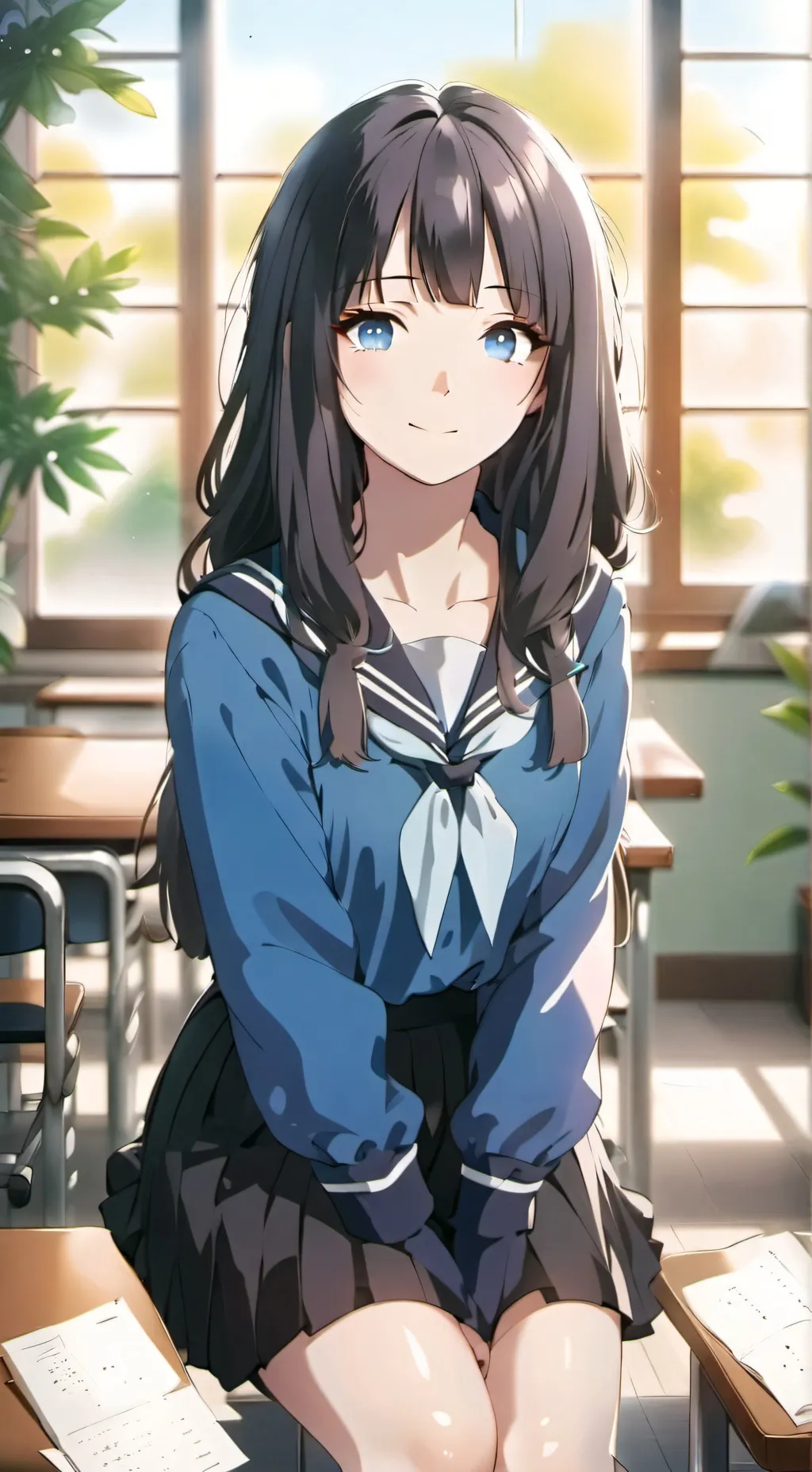 ai character: Satome Miroku background