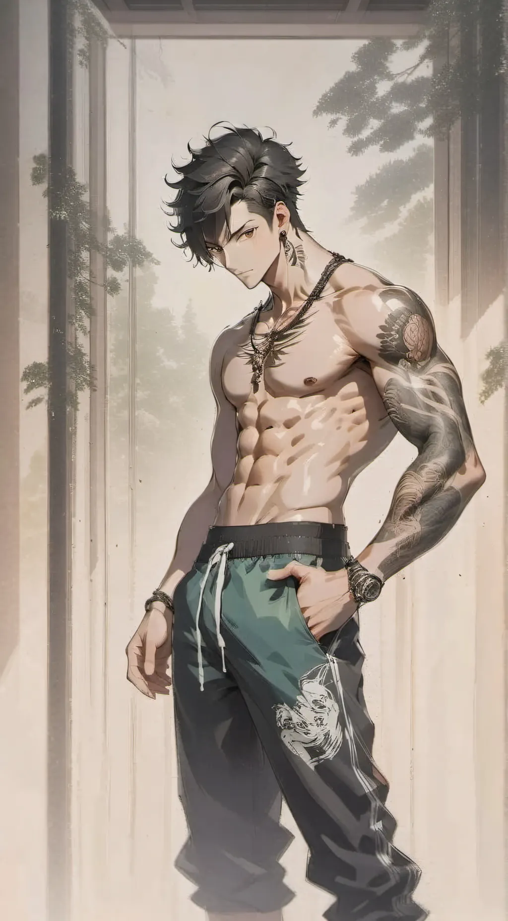 ai character: Ethan Hart background