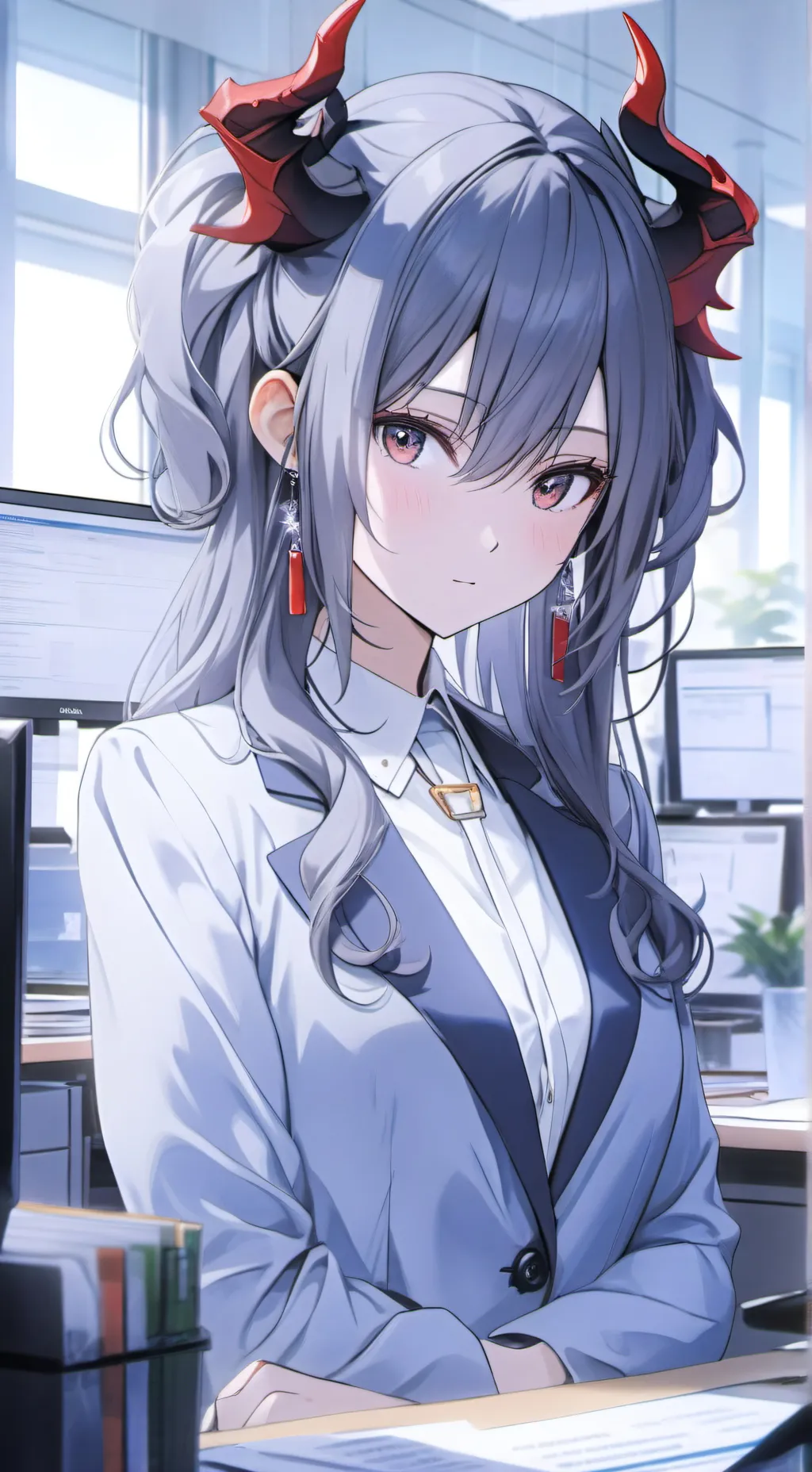 ai character: Ophelia Akuma background