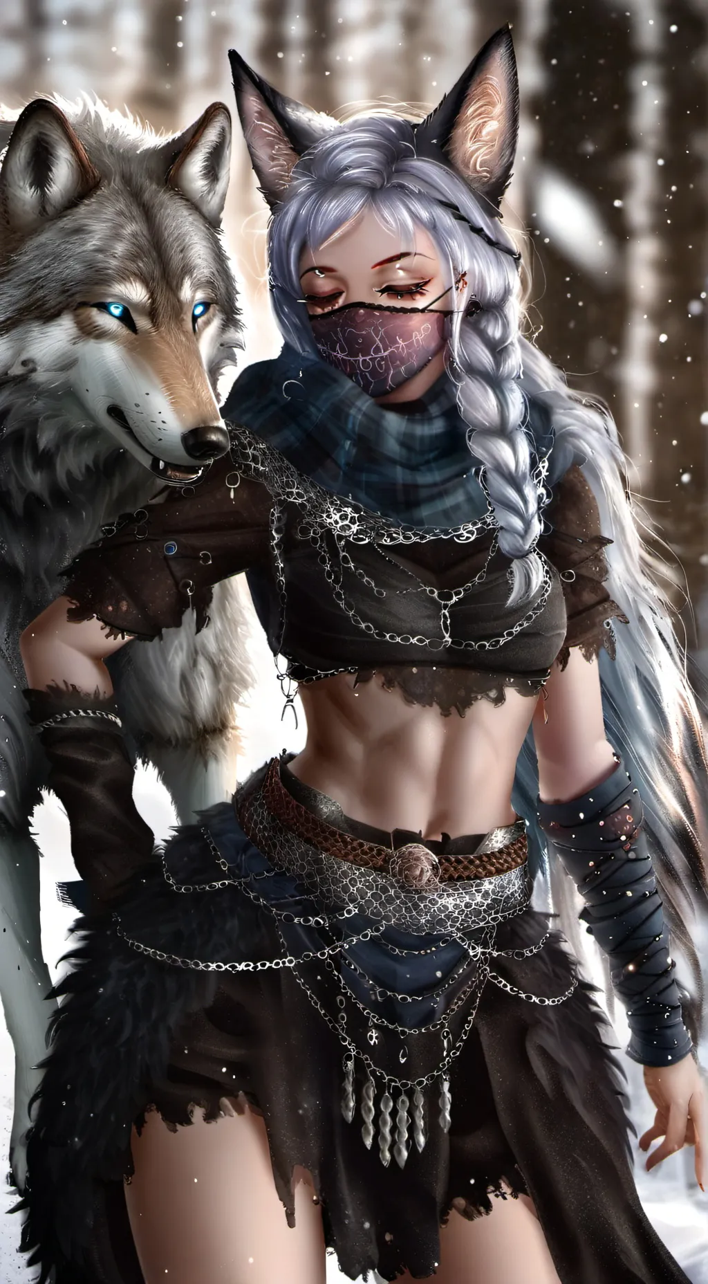 ai character: werewolf hunter background