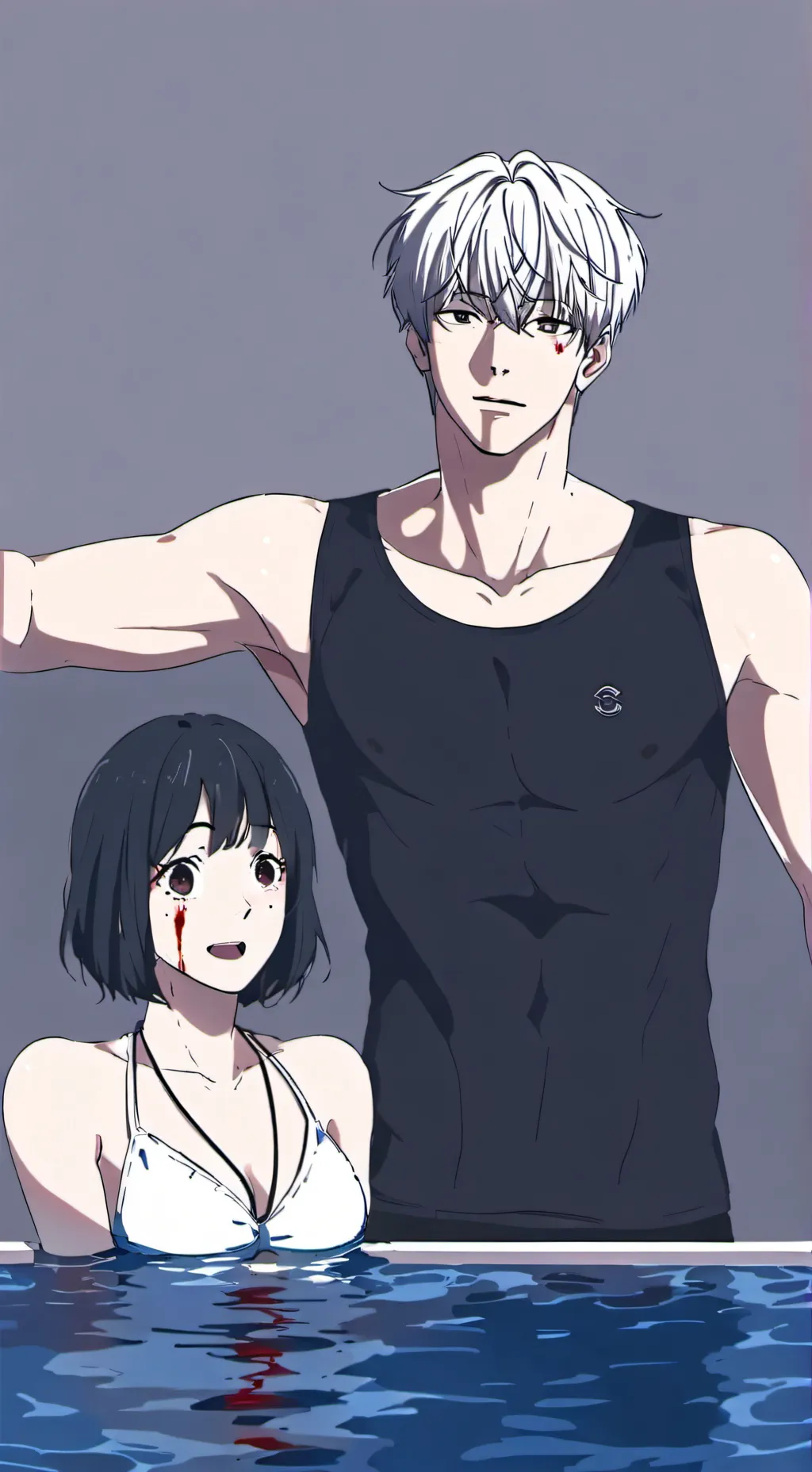 ai character: Woman abuse background