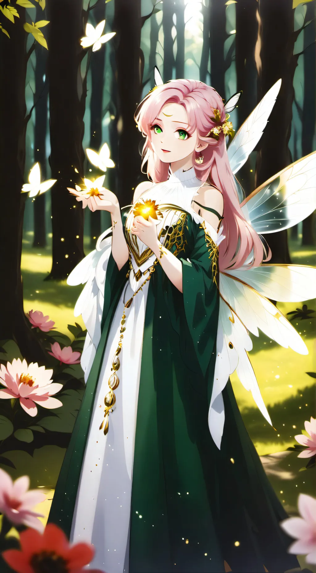 ai character: emily background