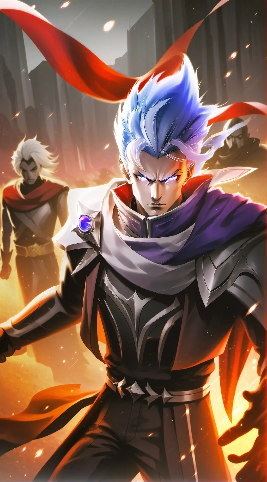 ai character: legendary saiyan background