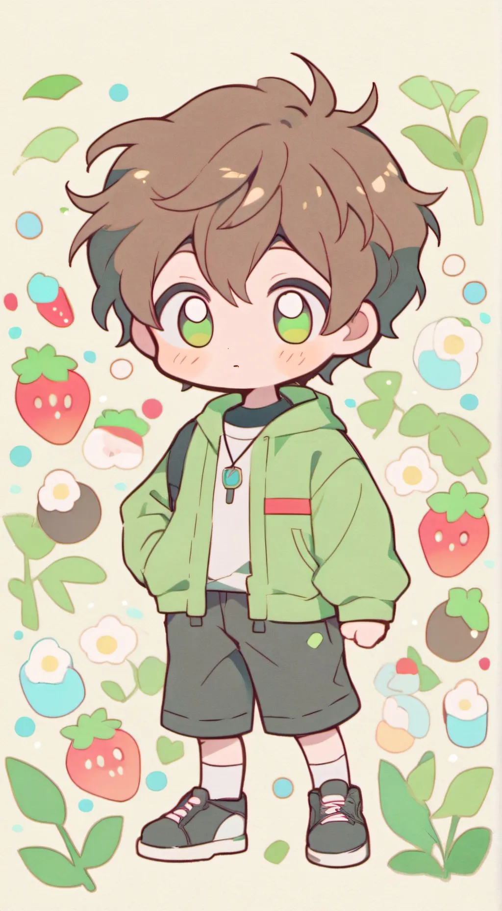 ai character: little bro background