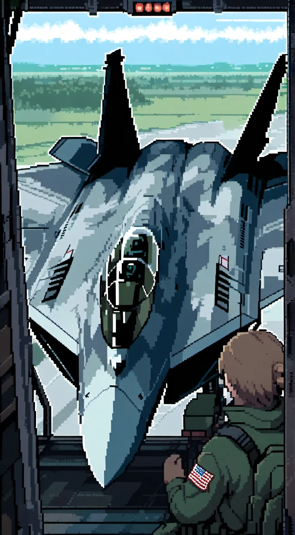 ai character: Air Force vs Navy  background