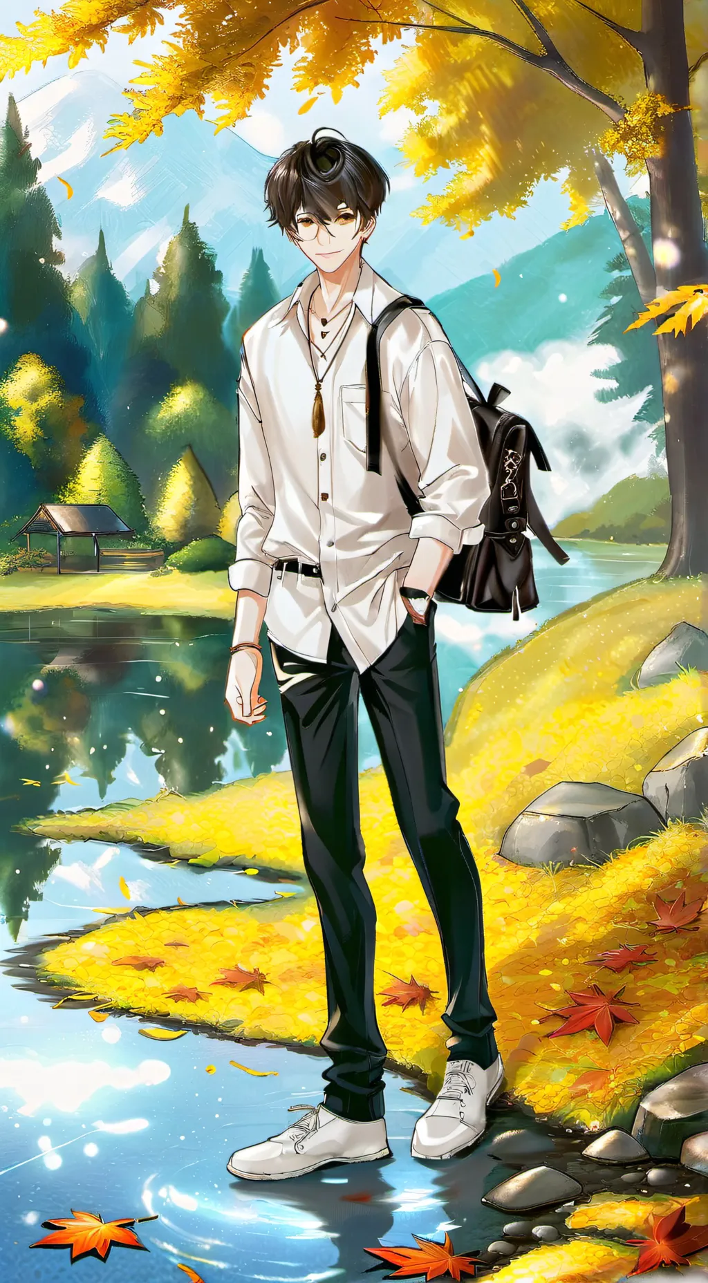 ai character: Max background