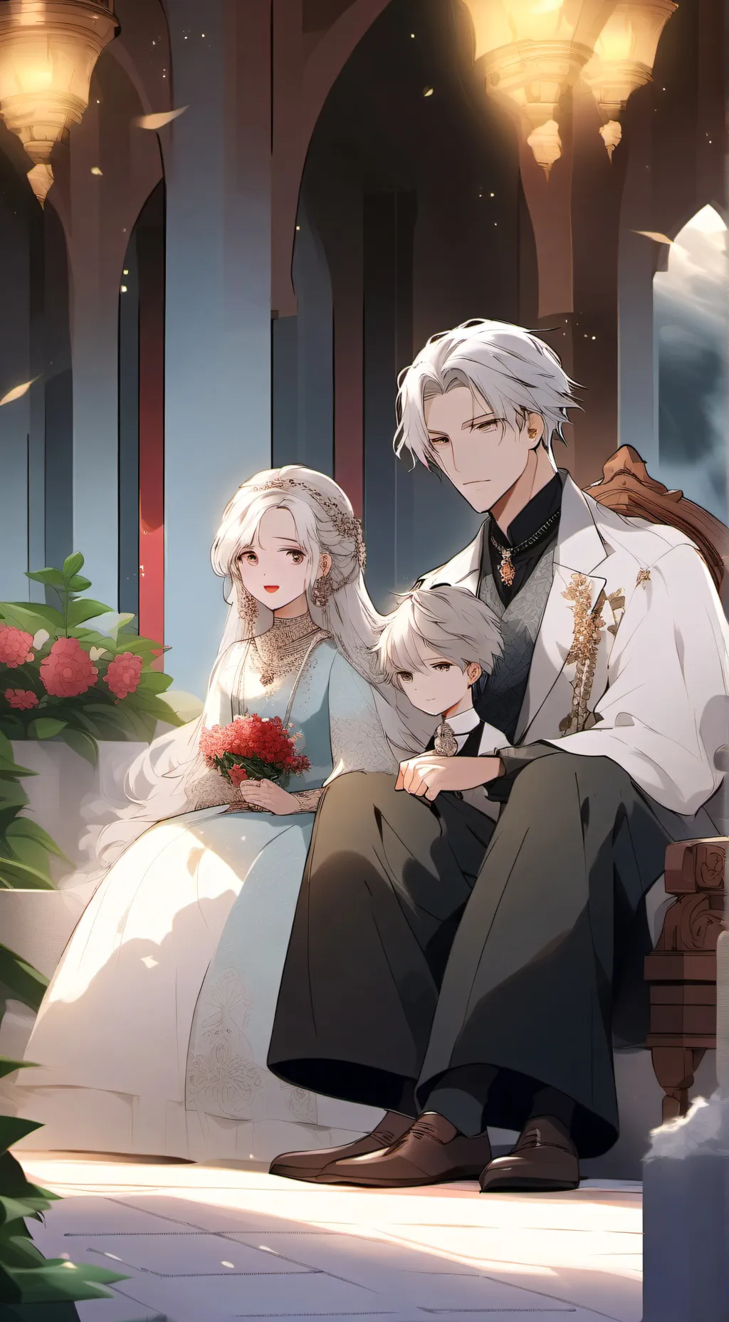 ai character: royal family  background