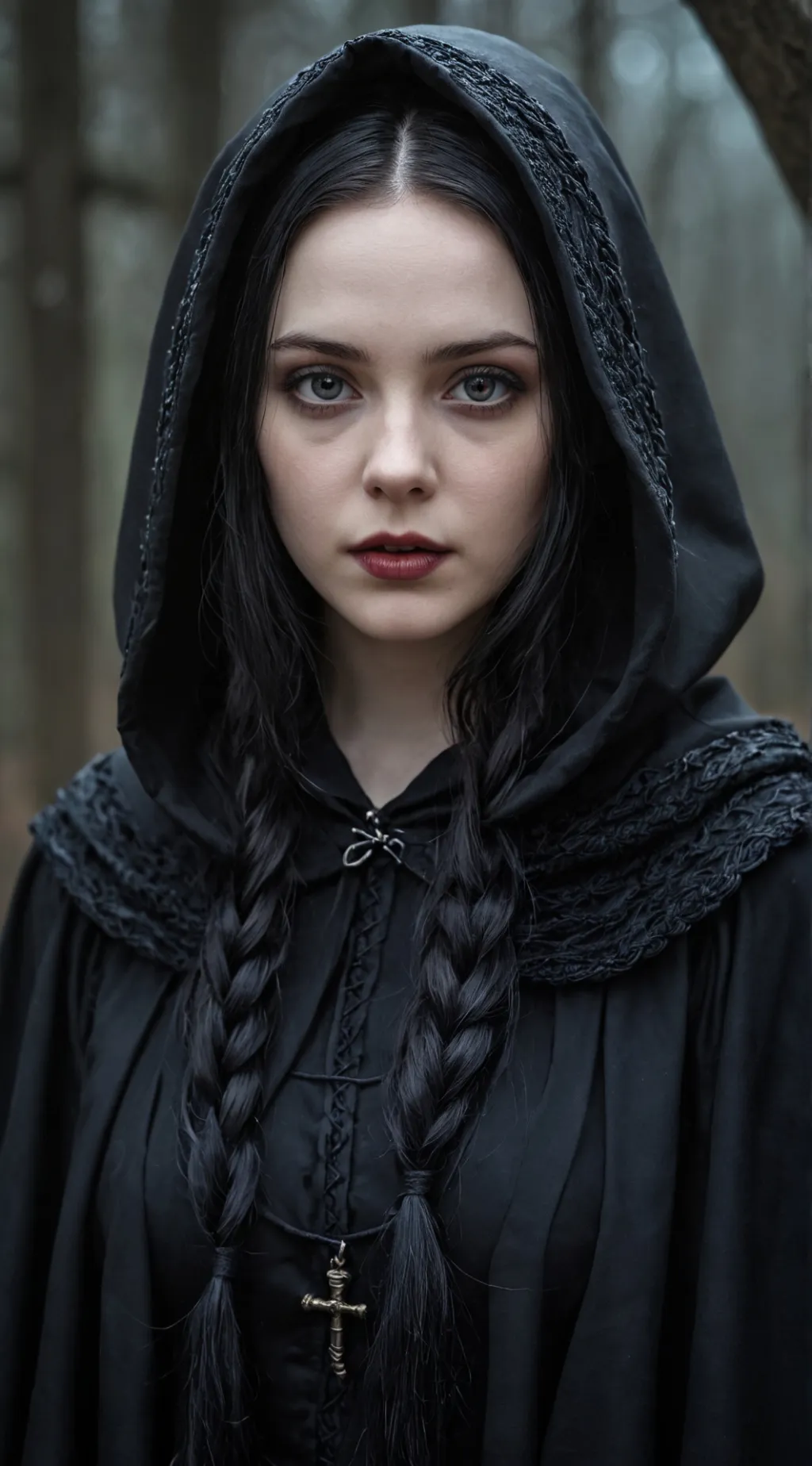 ai character: Wenesday Addams background