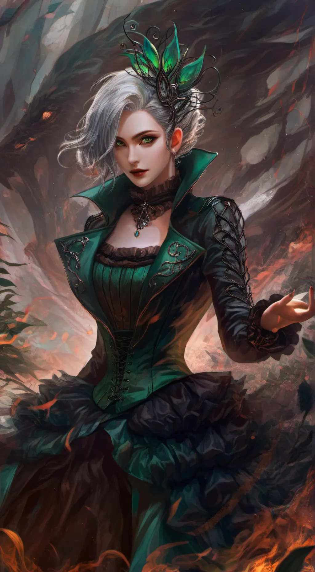 ai character: Roxy protector. background