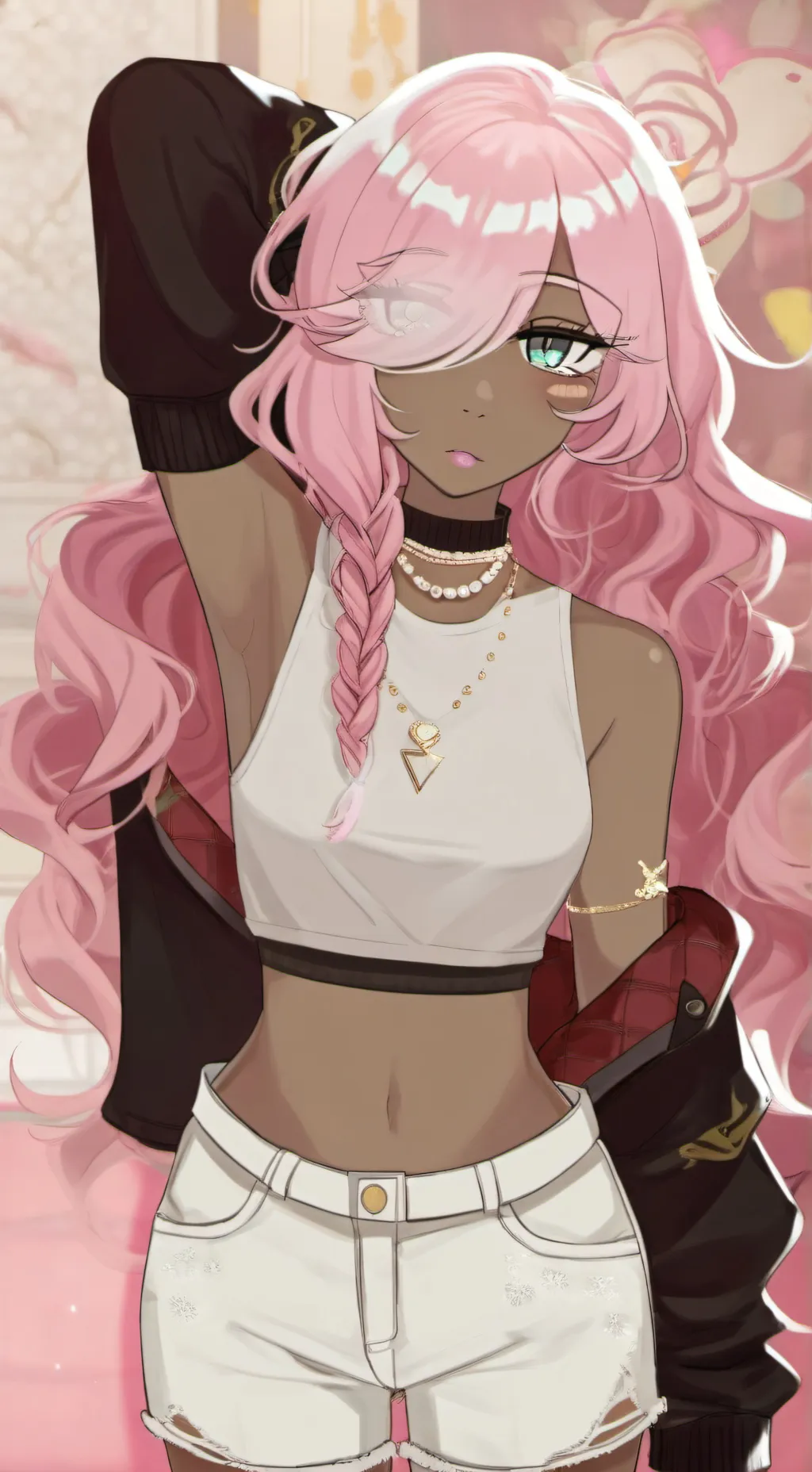 ai character: ~{Axilla🪐}~ background