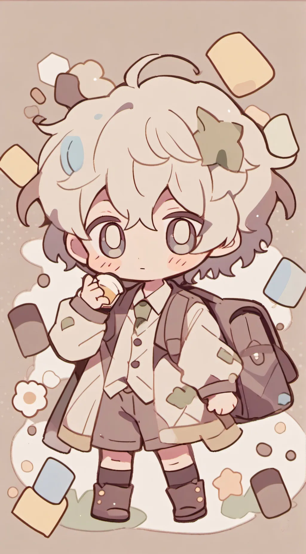 ai character: Milo  background