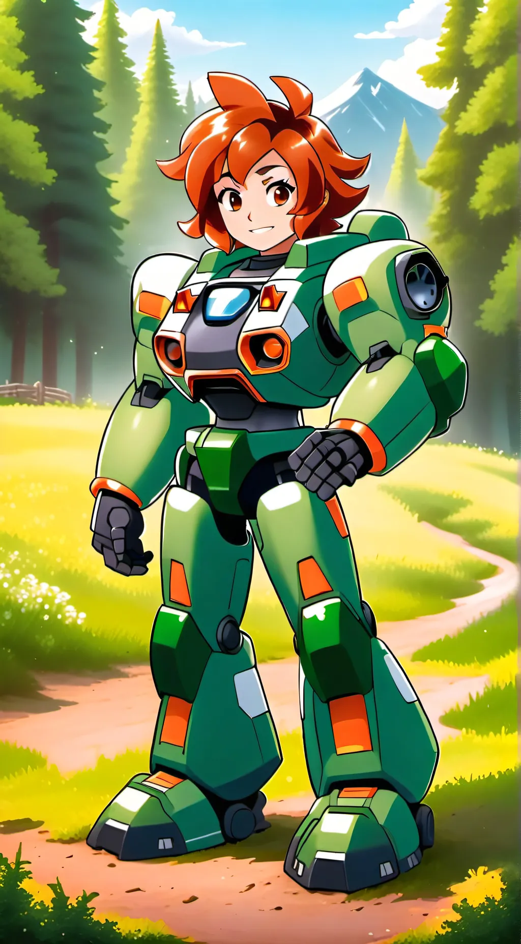 ai character: brushfire background